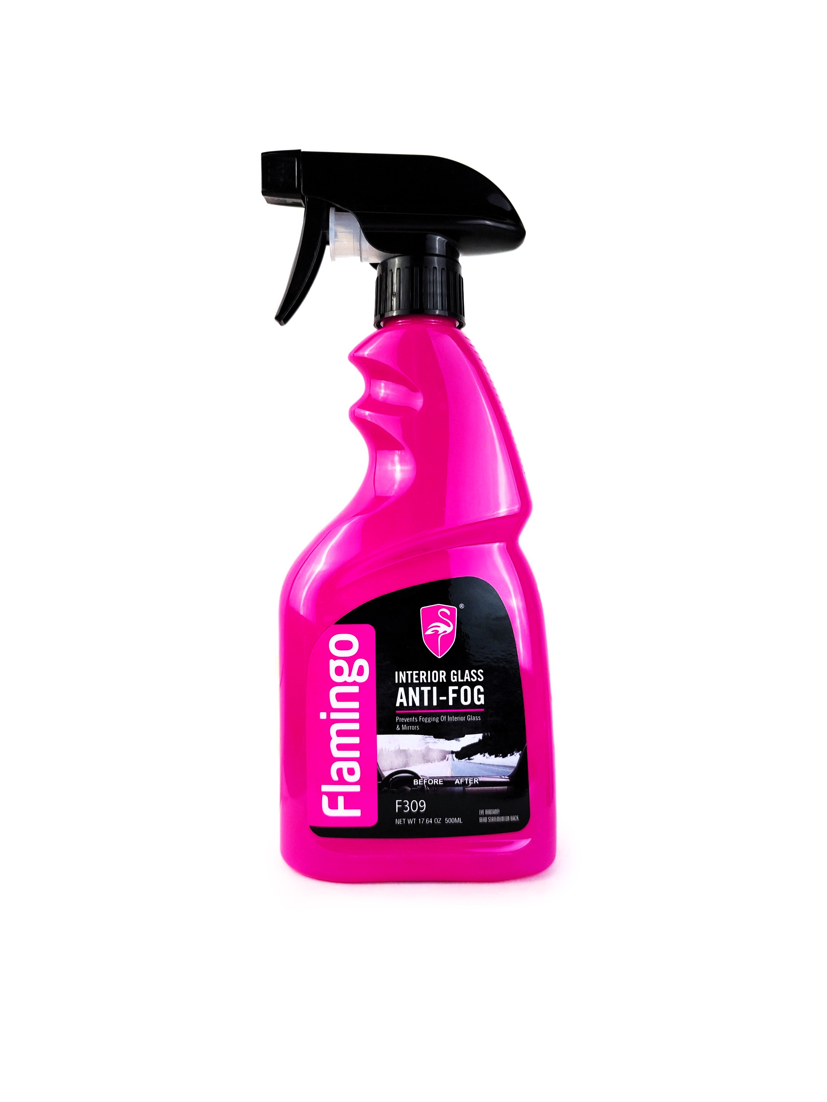 Spray Limpiador Anti Empñante Flamingo de 500 ML - INTERIOR GLASS ANTI-FOG / Interior y Exterior