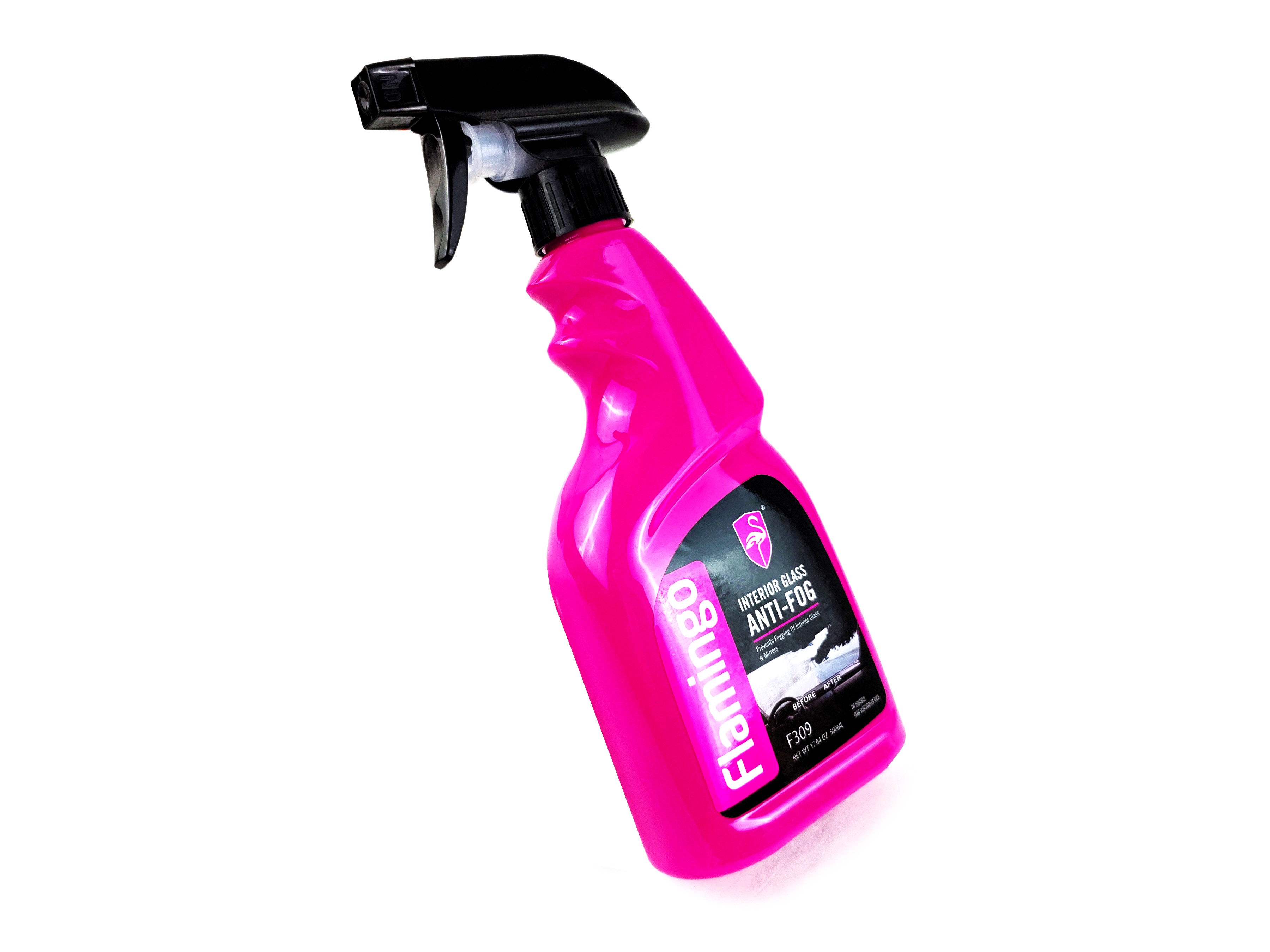 Spray Limpiador Anti Empñante Flamingo de 500 ML - INTERIOR GLASS ANTI-FOG / Interior y Exterior
