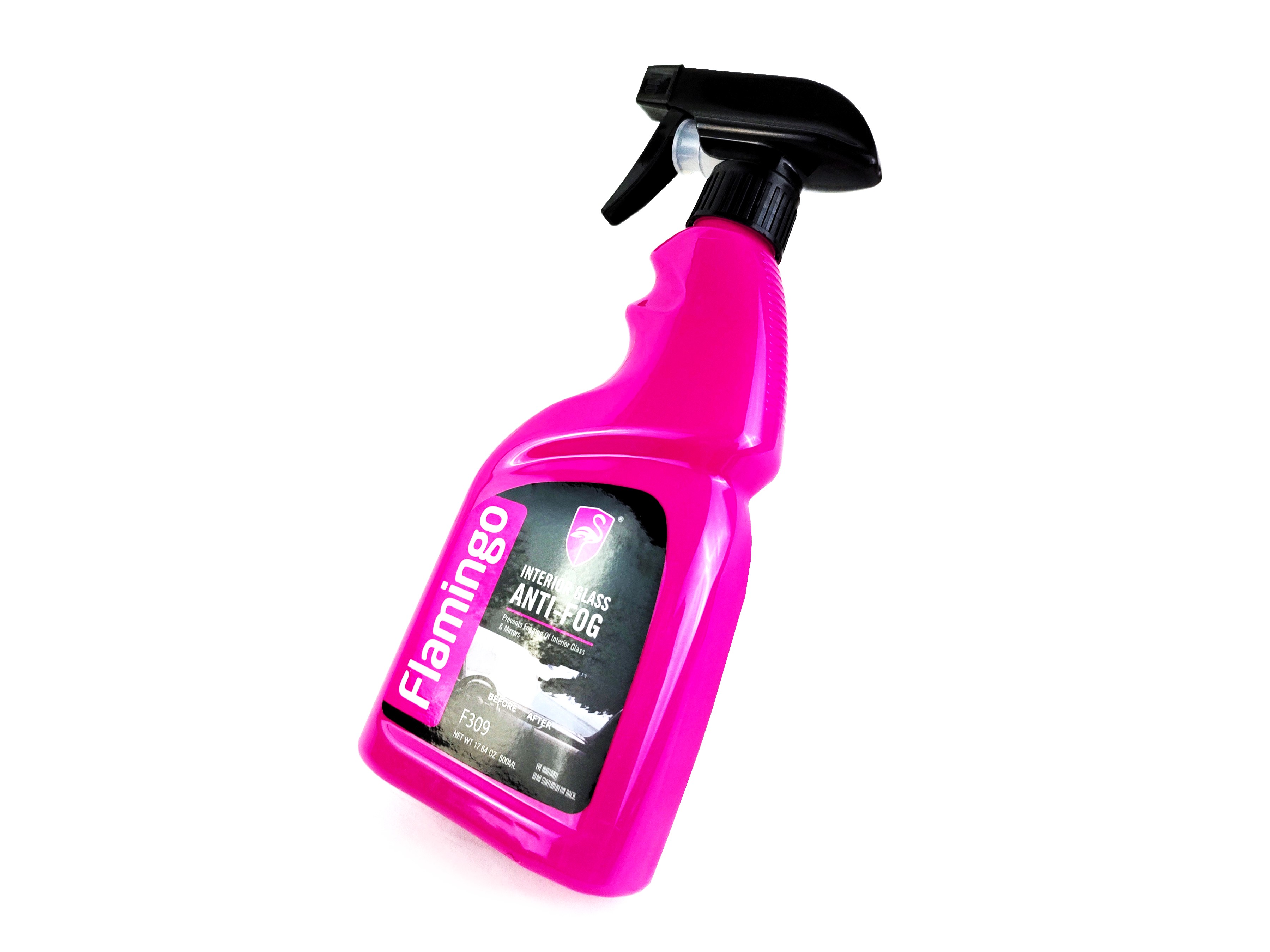 Spray Limpiador Anti Empñante Flamingo de 500 ML - INTERIOR GLASS ANTI-FOG / Interior y Exterior