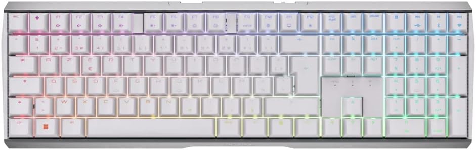 Cherry MX  Teclado3.0S inalámbrico RGB Mecanico MX Brown Switches Gaming  Negro Reacondicionado
