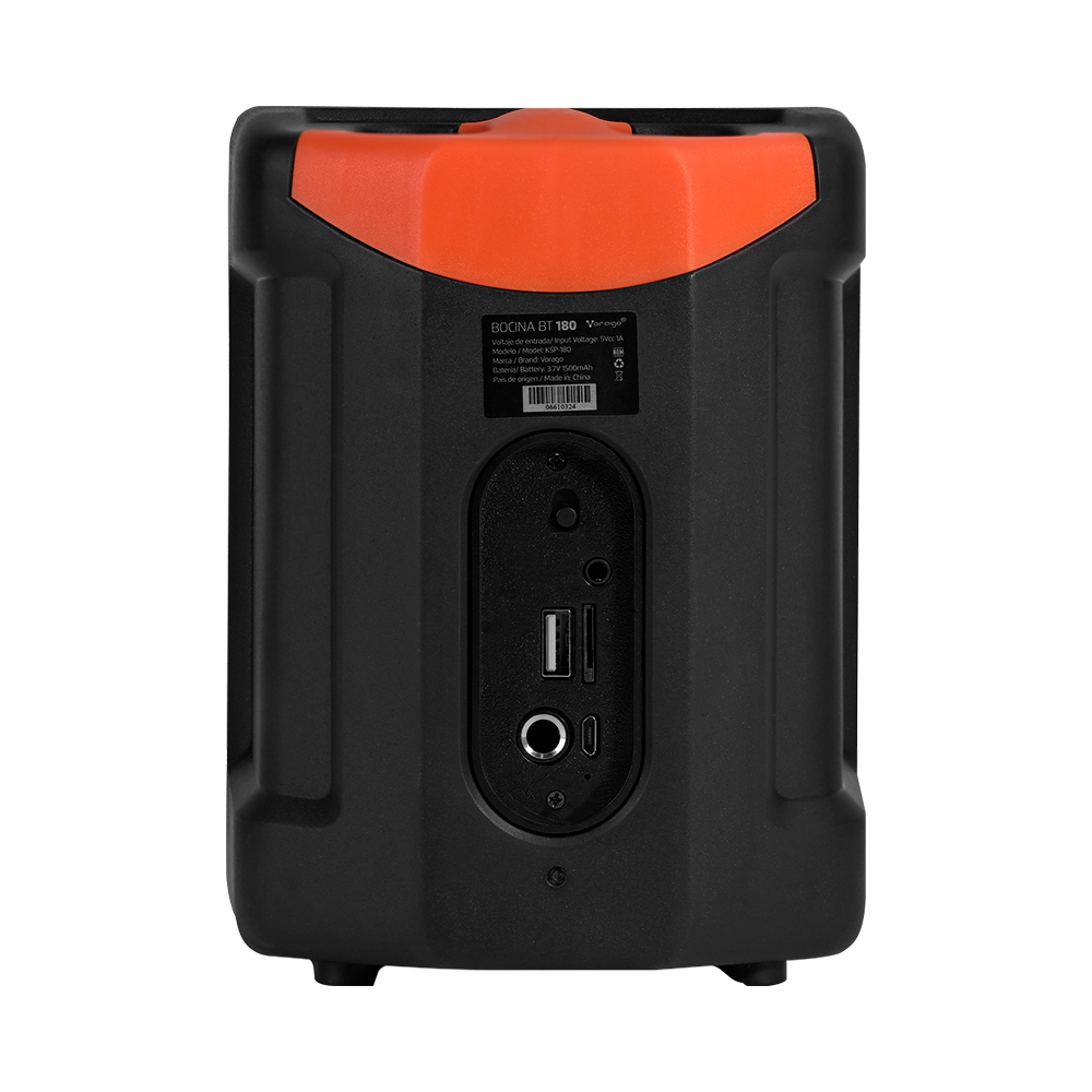 Mini Bafle Vorago KSP-180 3" TWS USB RGB Negro
