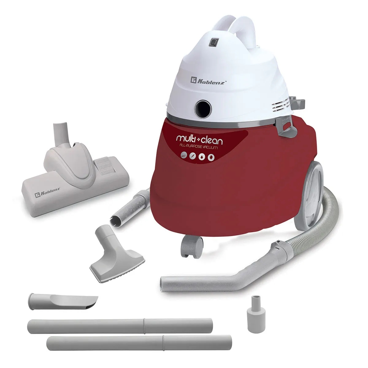 Aspiradora Koblenz PV-5003 K2 N 5 Galones Multiusos Roja con Blanco