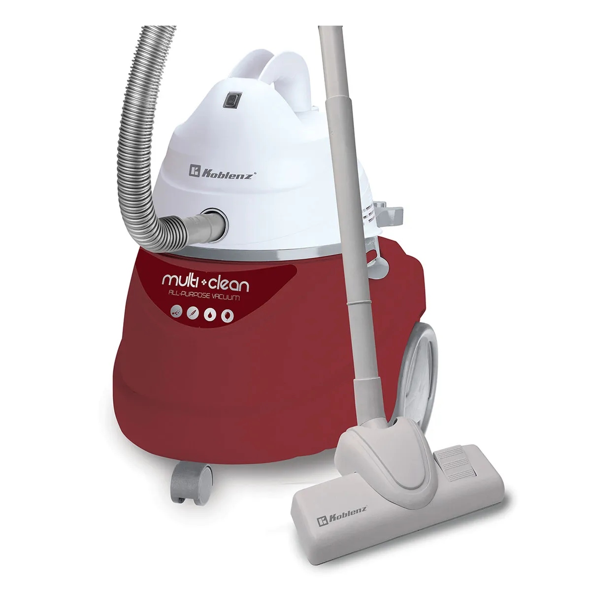Aspiradora Koblenz PV-5003 K2 N 5 Galones Multiusos Roja con Blanco