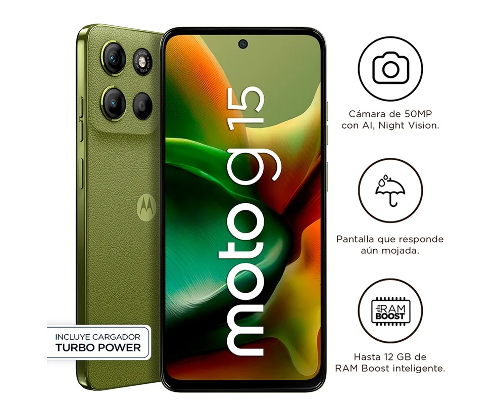Motorola G15 256Gb 8Ram  Color Verde Nuevo Libre