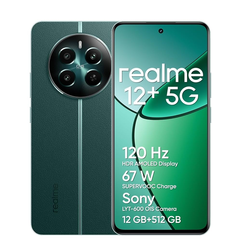 Realme 12 Plus 5G  C/Bocina 256Gb 12Ram Color Verde Nuevo Libre