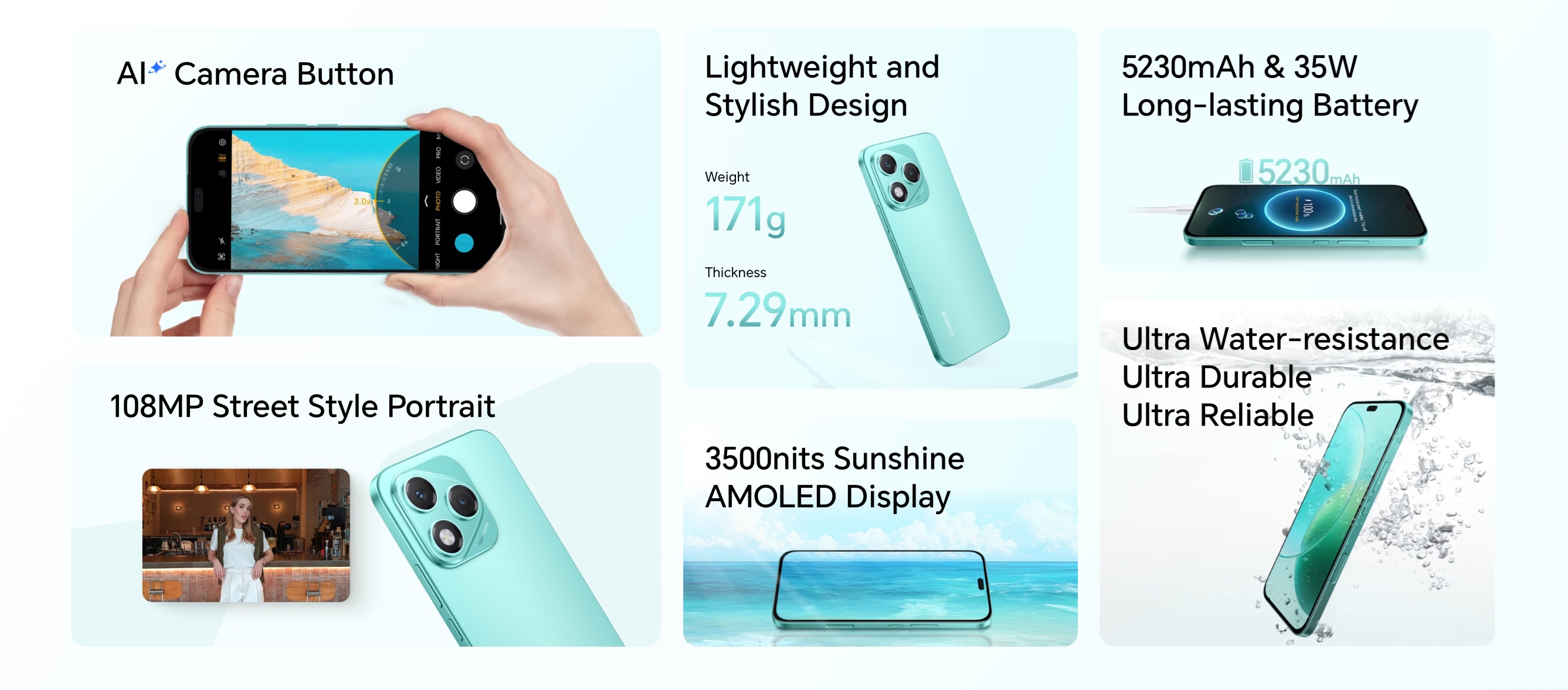 Honor 400 Lite 5G 256Gb 8Ram Color Verde Nuevo Libre