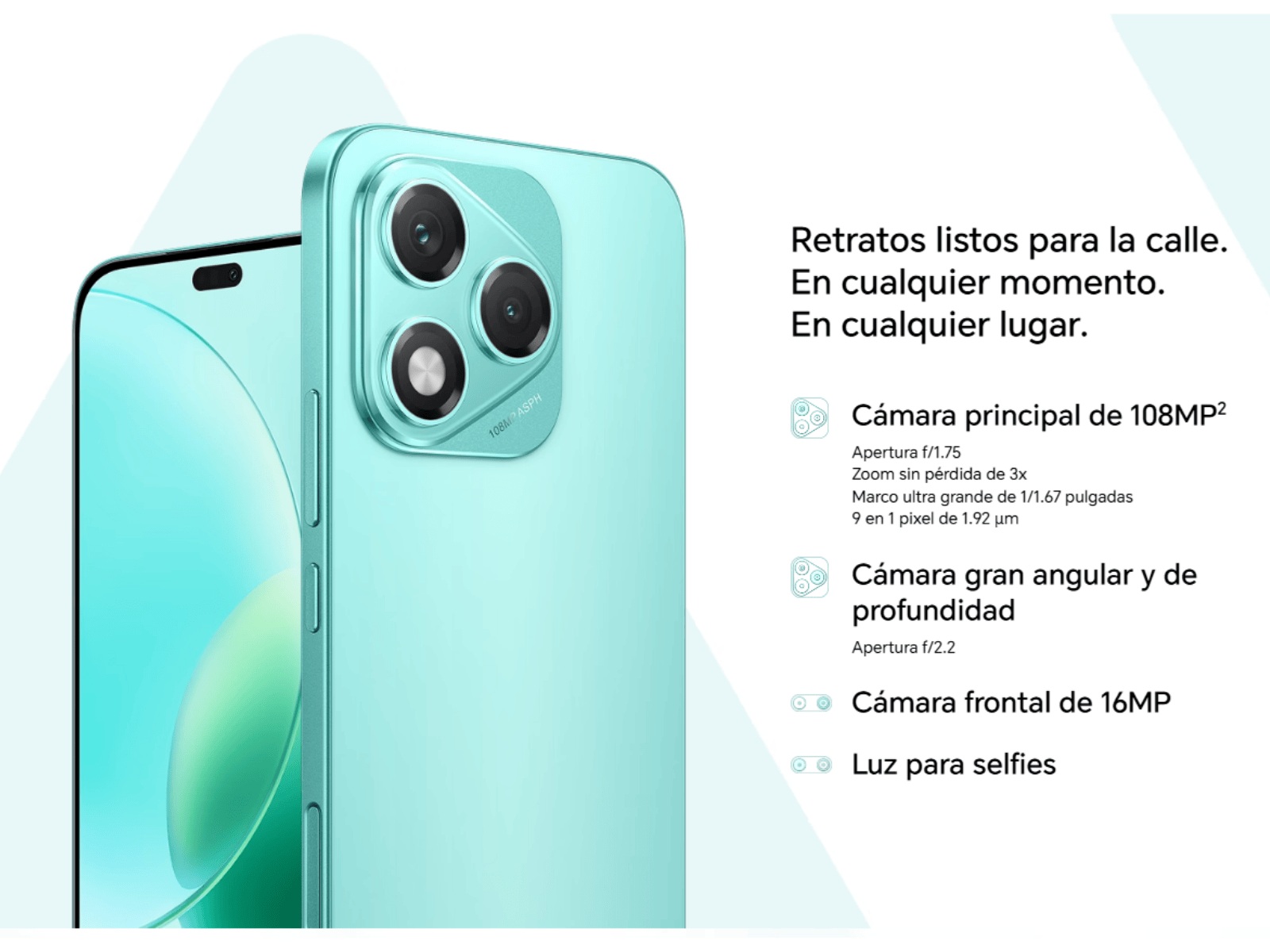 Honor 400 Lite 5G 256Gb 8Ram Color Verde Nuevo Libre