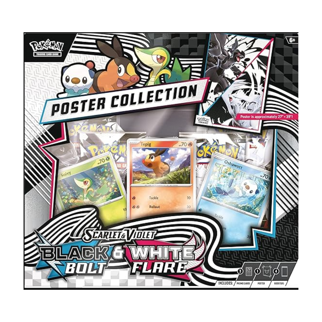 POKEMON TCG - BLACK BOLT & WHITE FLARE UNOVA POSTER COLLECTION