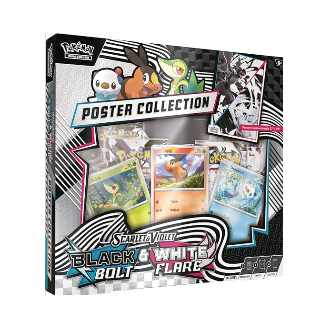 POKEMON TCG - BLACK BOLT & WHITE FLARE UNOVA POSTER COLLECTION