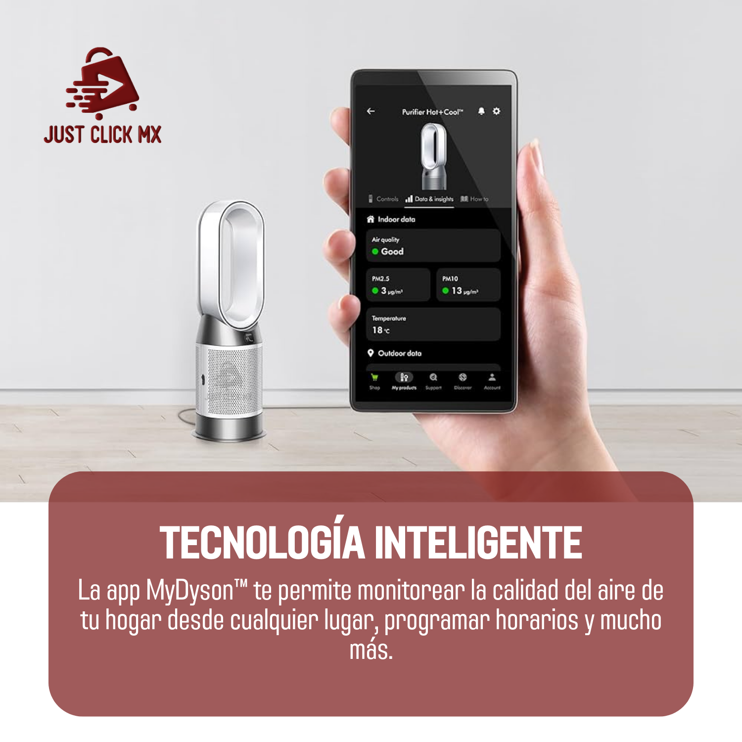 Dyson Purificador Ventilador Hot+cool Hp10 Caliente Y Frío