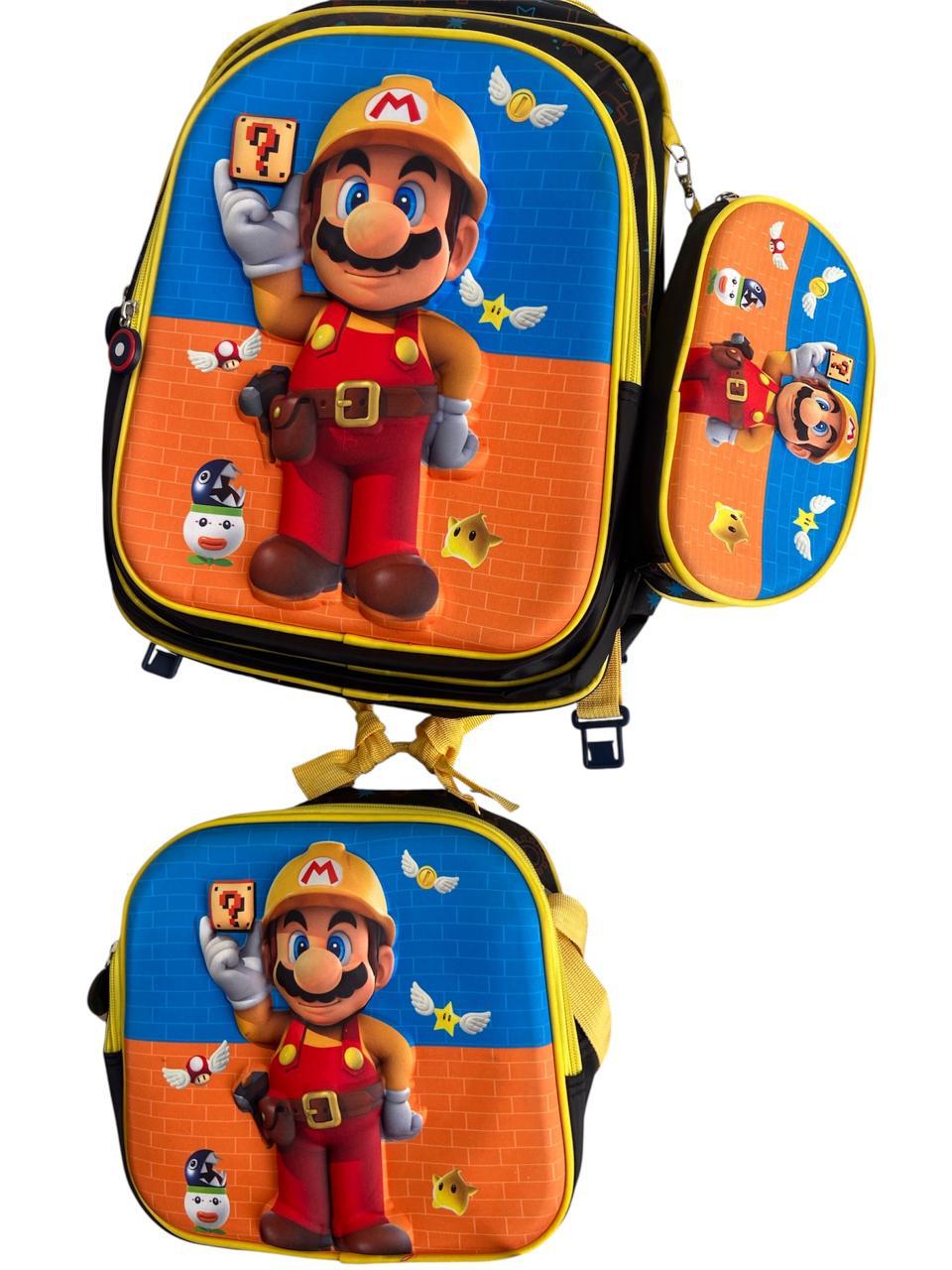 Mochila Lonchera Lapicera 