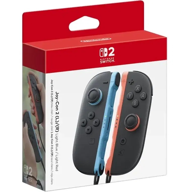 Mandos Joy-con Nintendo Switch 2 Color Azul/Rojo (HKG)