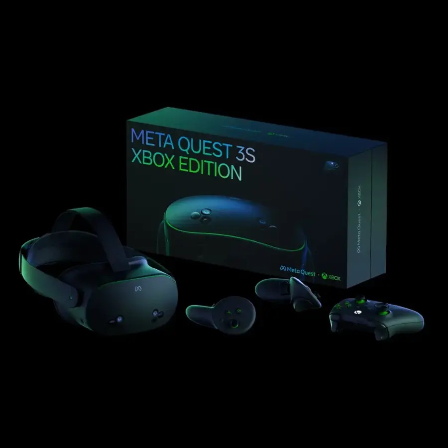 Lente de Realidad Virtual Meta Quest 3S Edición Xbox 128GB Color Negro