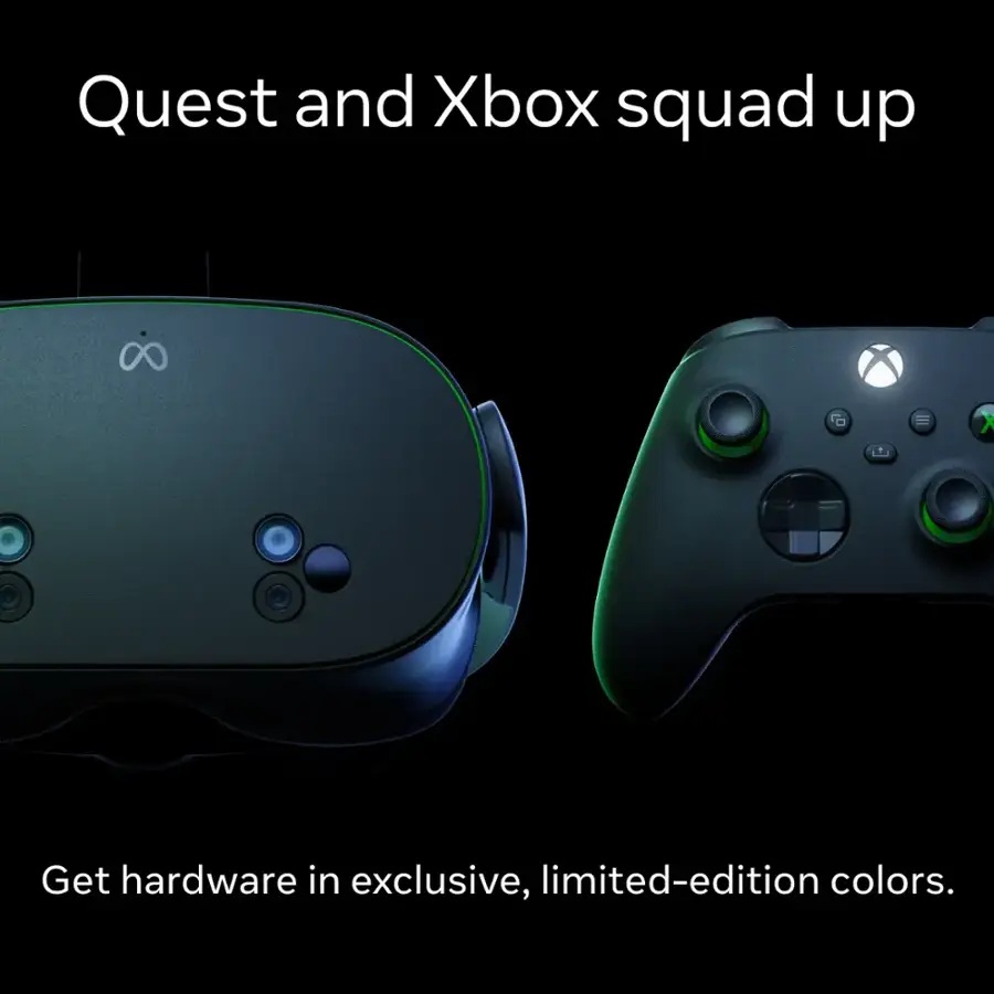 Lente de Realidad Virtual Meta Quest 3S Edición Xbox 128GB Color Negro