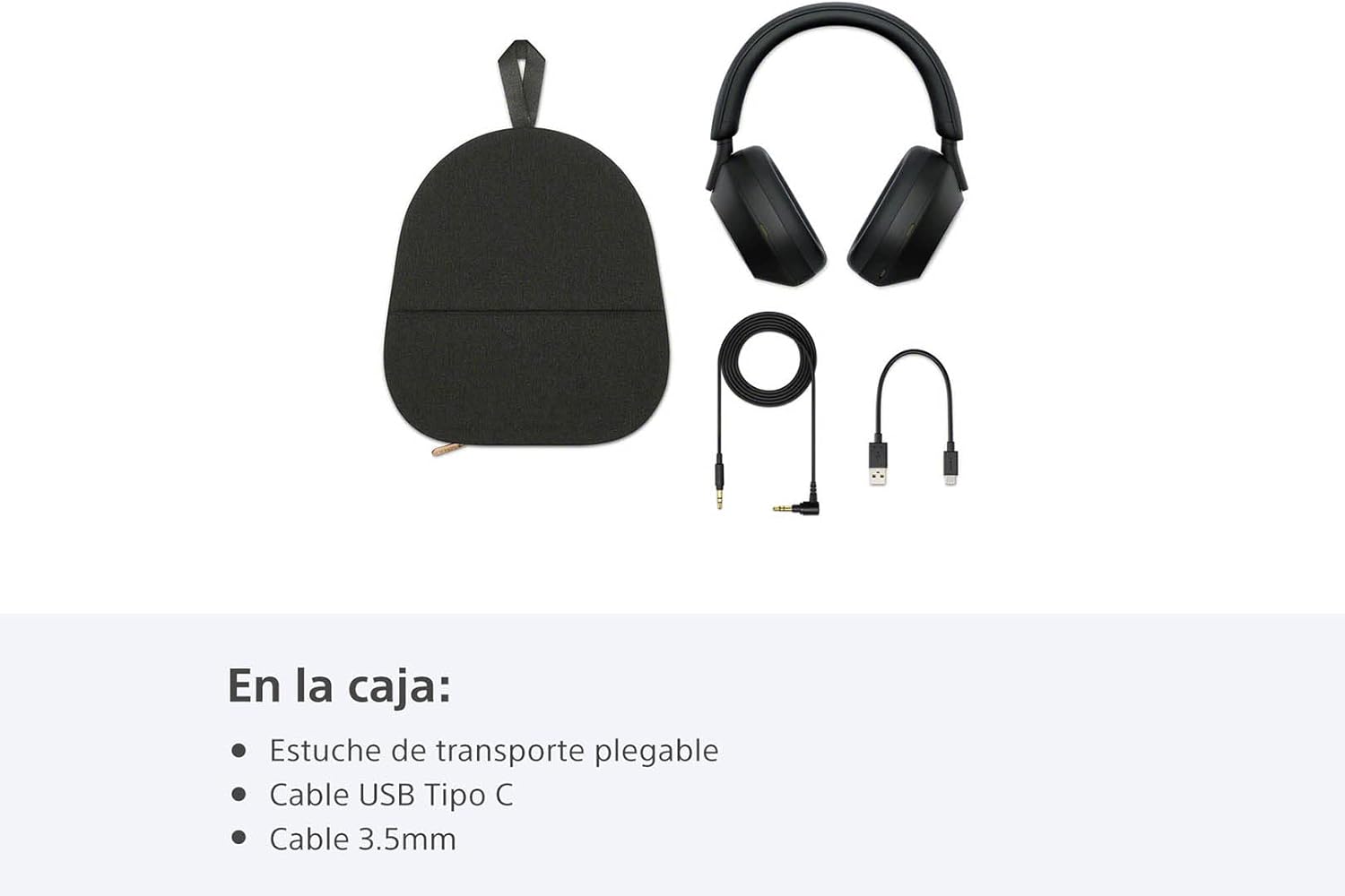 Audífonos Inalámbricos con Cancelación de Ruido Sony WH-1000XM5 Color Negro