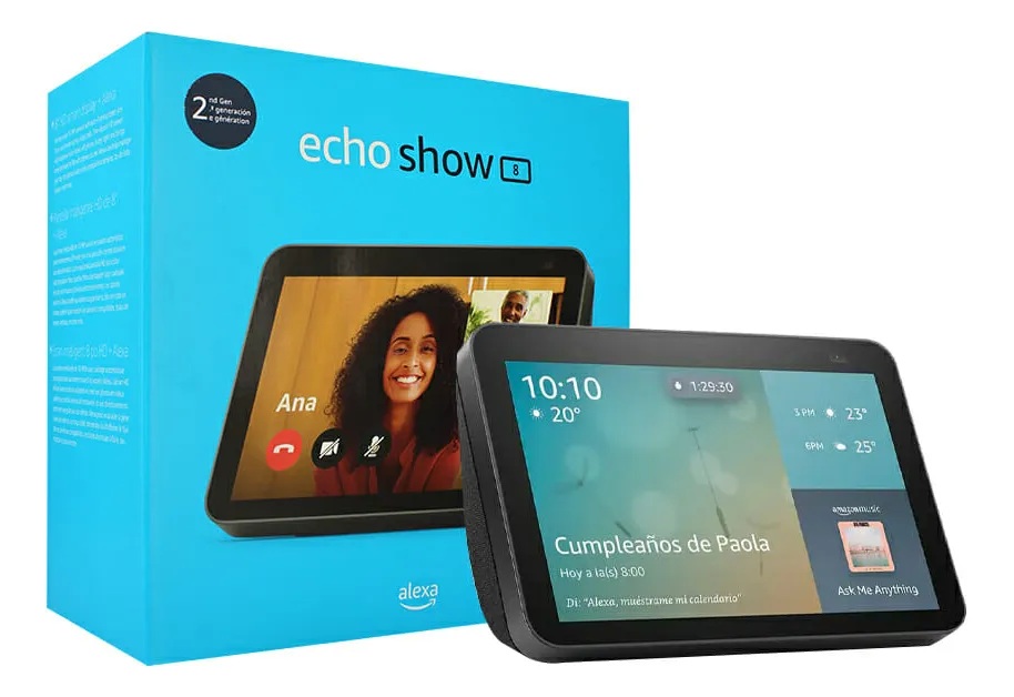Alexa Echo Show 8" 2da Generación Color Negro