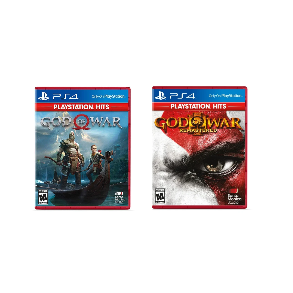 PS4 Juego God Of War +  PS4 Juego God Of War III Remastered