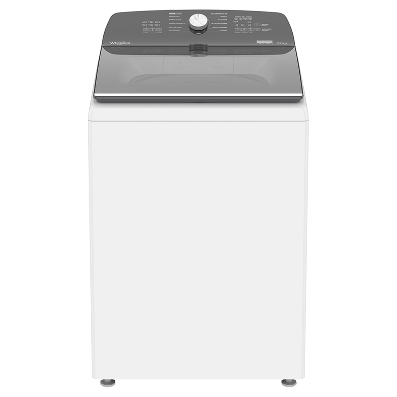 Lavadora Whirlpool 8MWTW2231WJB 22 kg Blanca