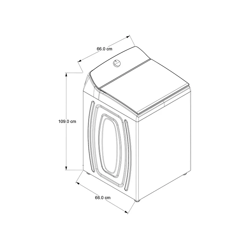 Lavadora Whirlpool 8MWTW2231WJB 22 kg Blanca