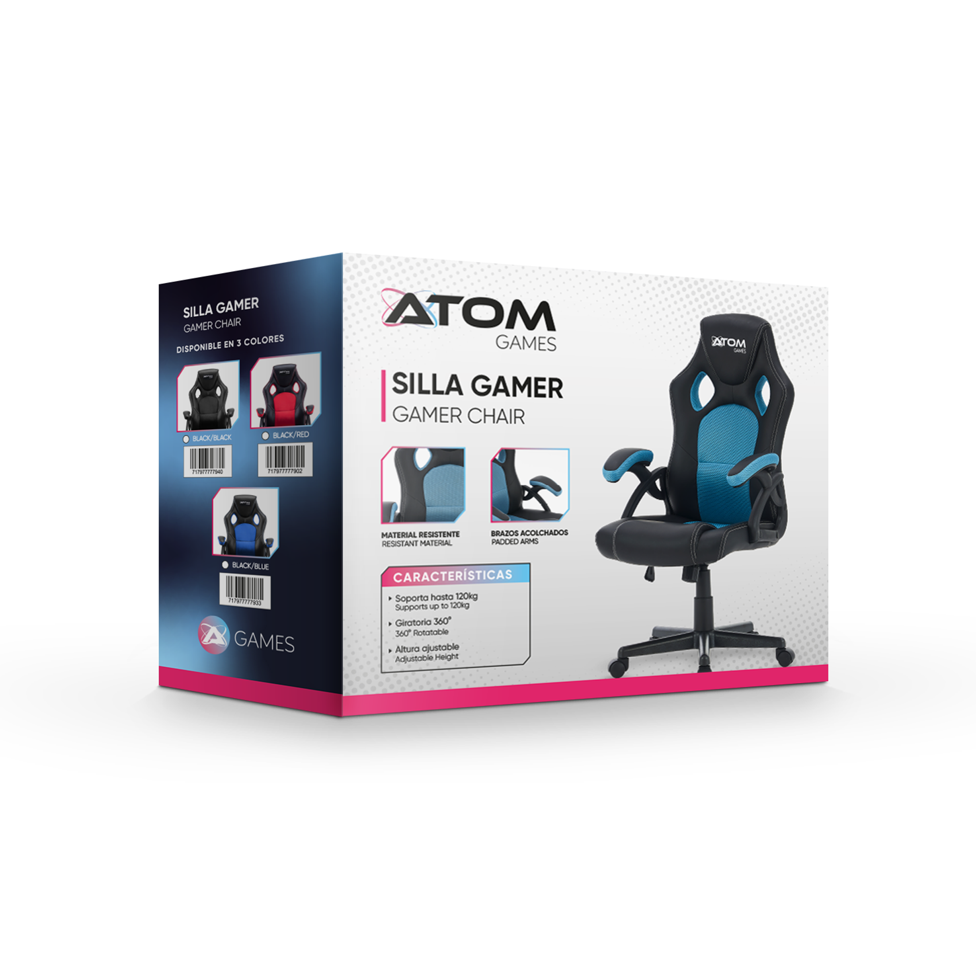Silla Pc Gaming Atom Games