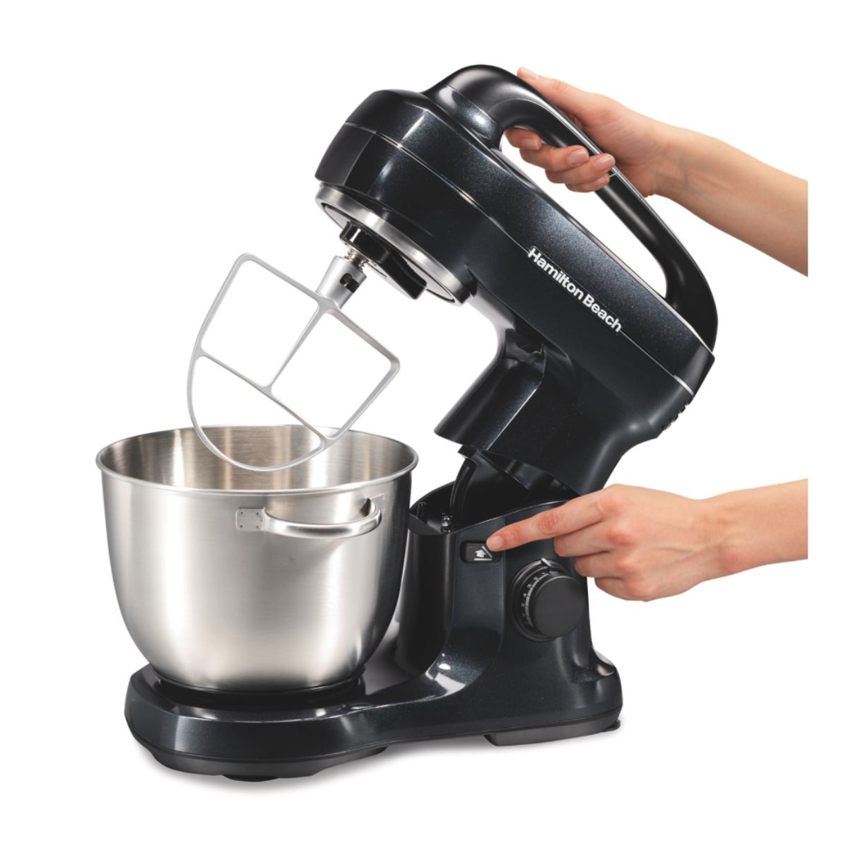 Batidora de Pedestal Hamilton Beach 7 Vel. Color Negro 63394