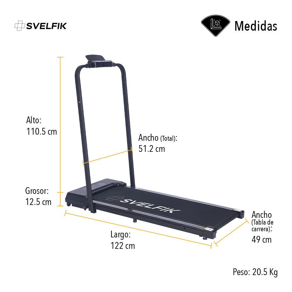 CAMINADORA ELÉCTRICA INTELIGENTE TIPO PLEGABLE