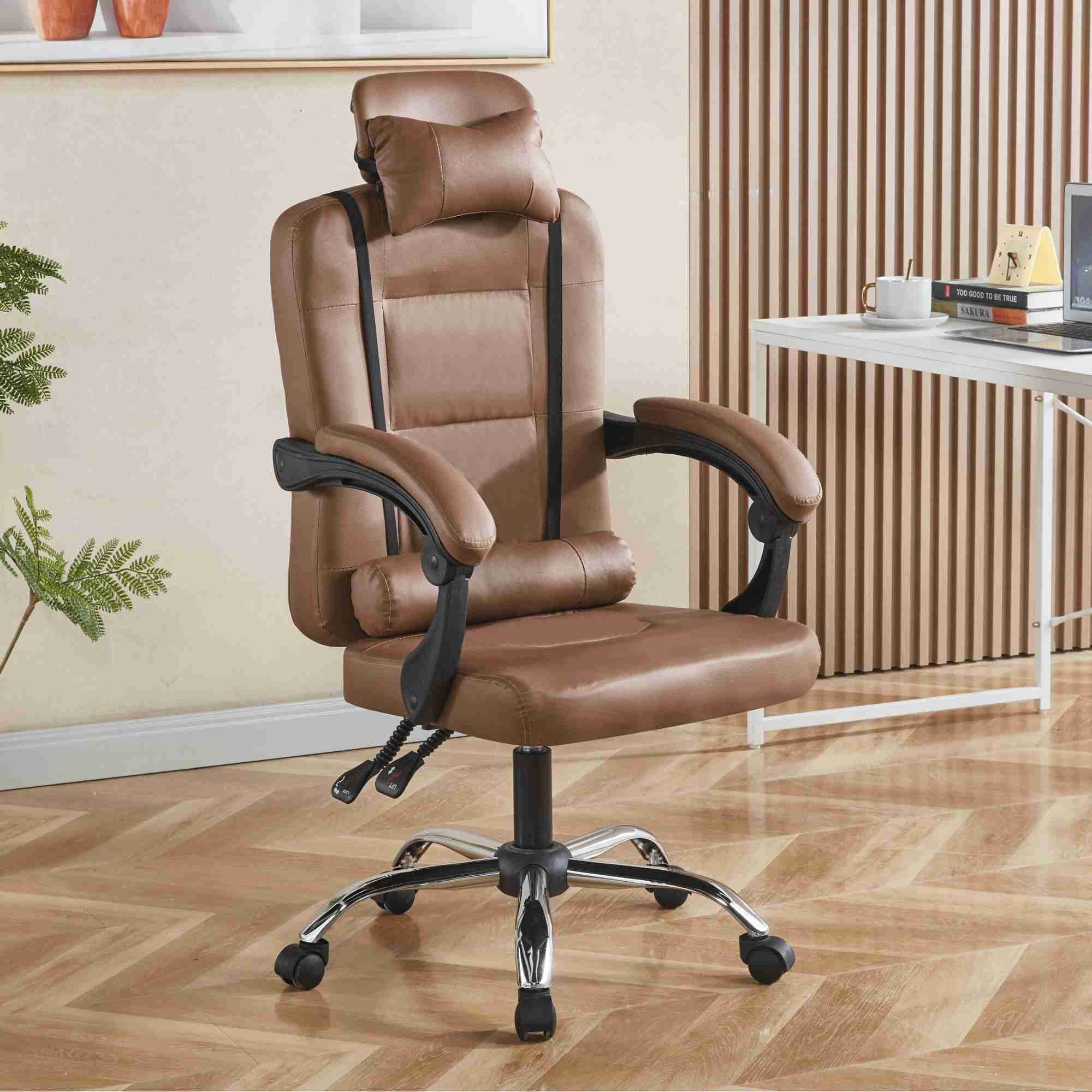 Silla De Oficina Vinipiel Sin Reposa pies
