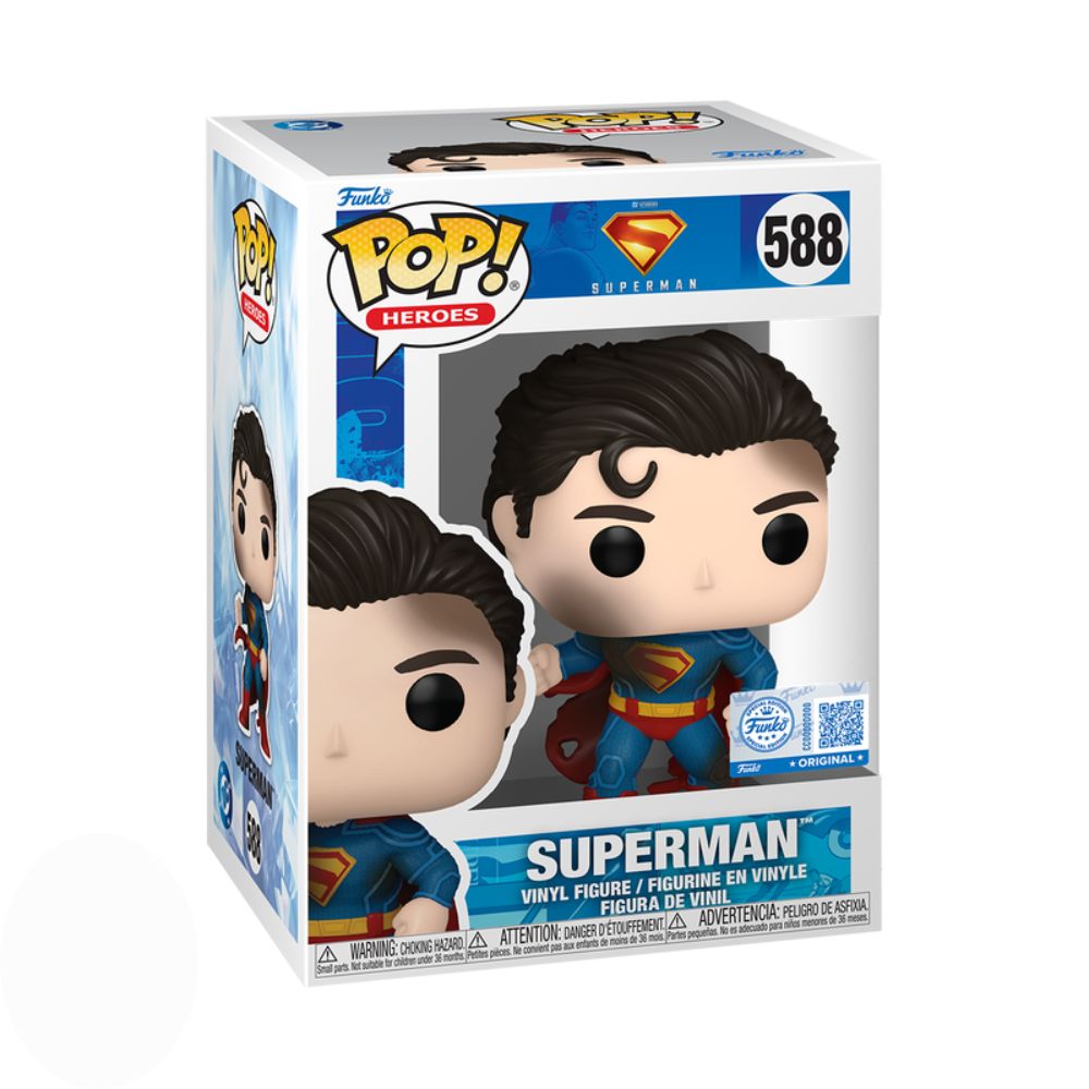Superman dañado por la batalla 588 Funko Pop Superman