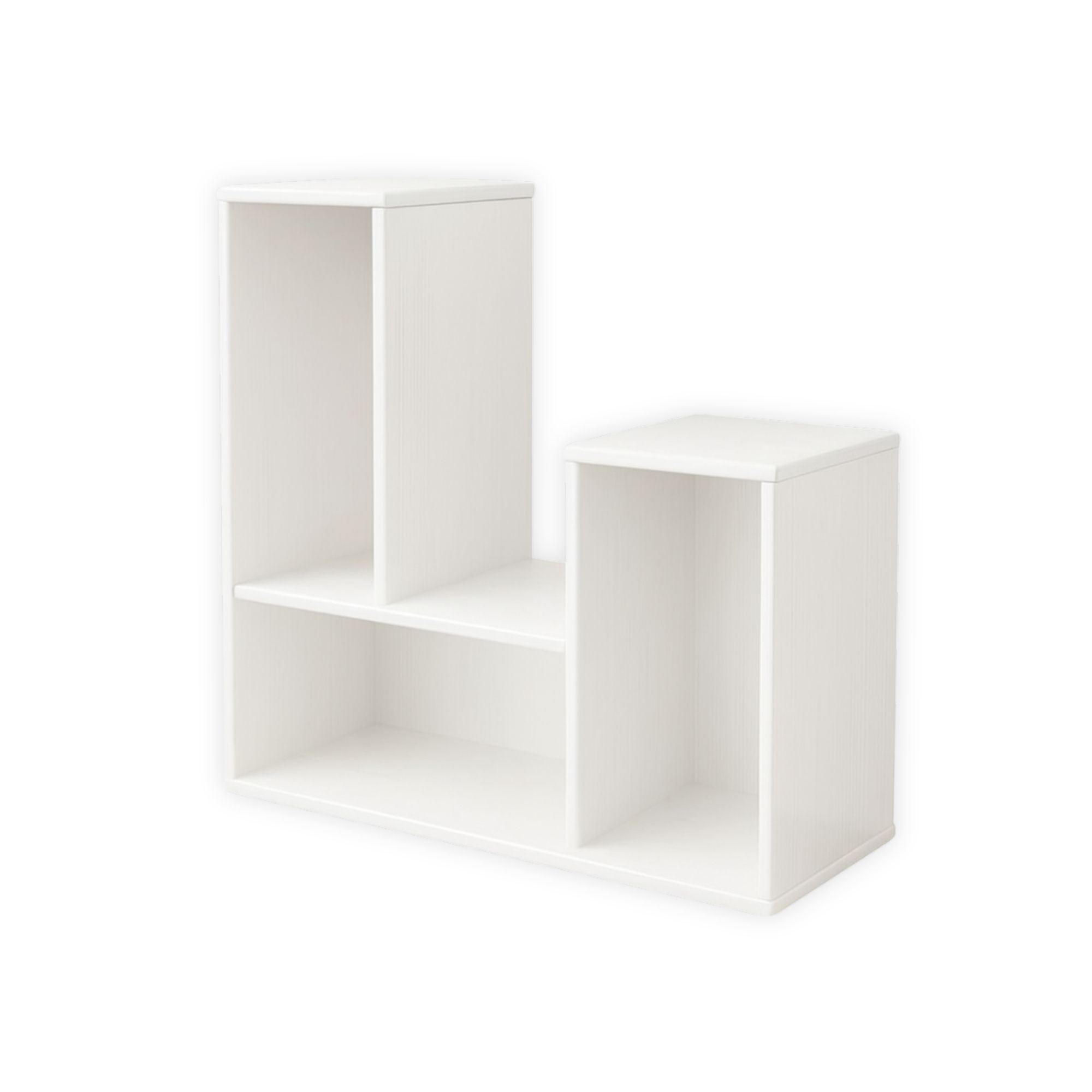 Ilios Innova | Librero Modular de 3 Cubos de MDF con Diseño Moderno Reconfigurable para Libros Figuras y Jarrones