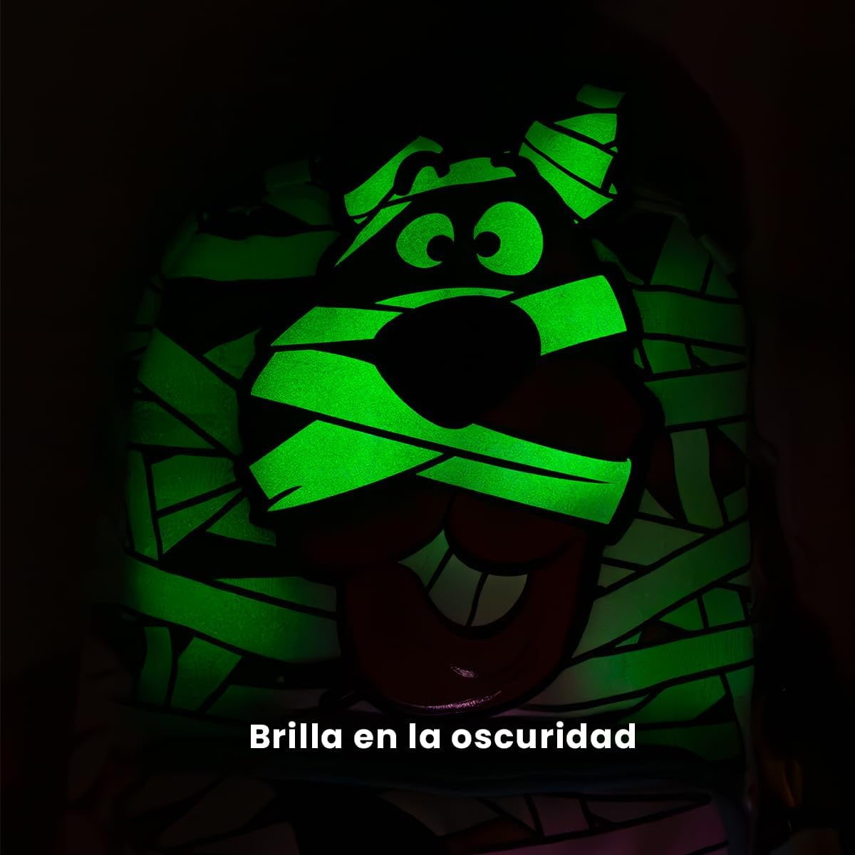 Scooby Doo Mochila Escolar Luminesnte Momia Back Pack