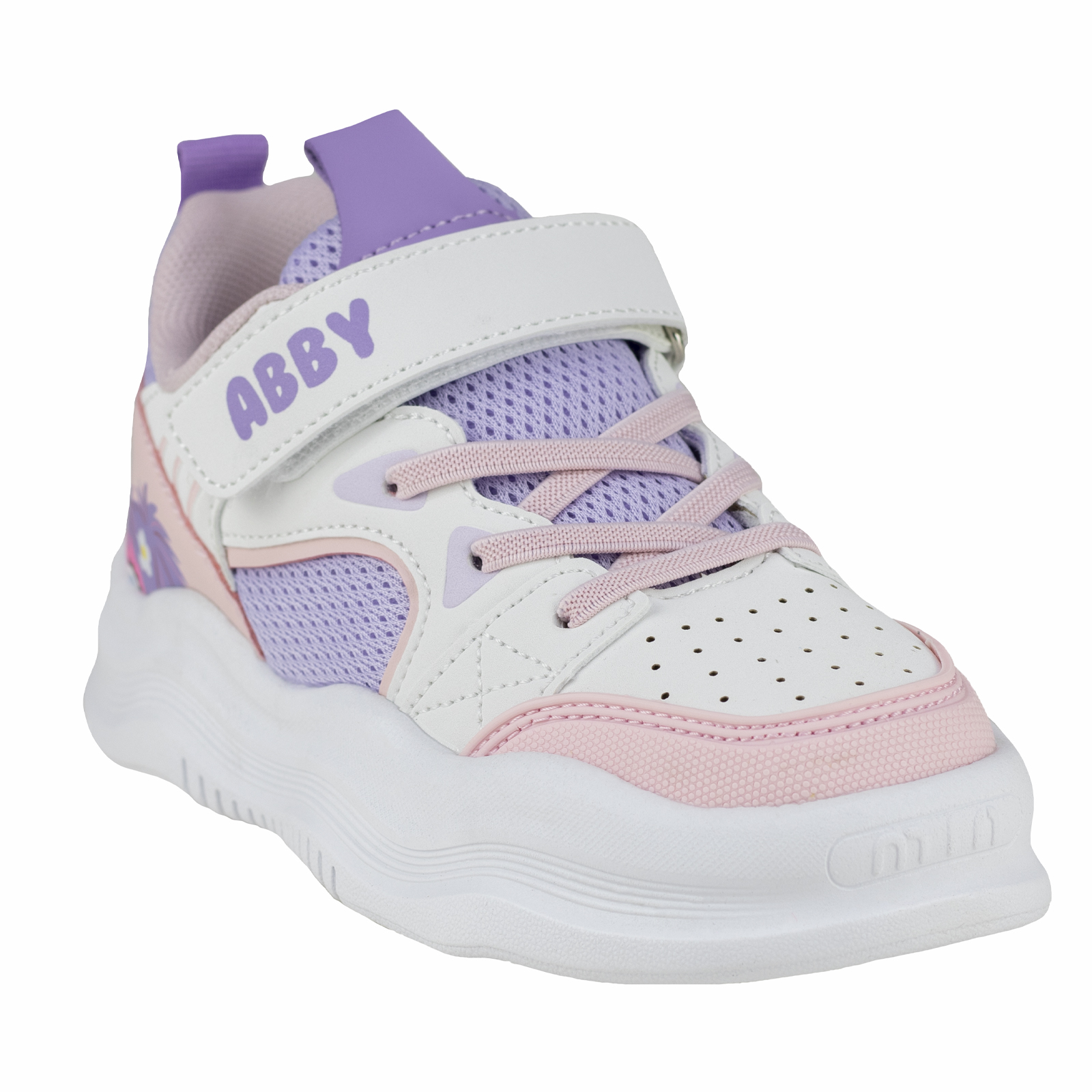 Tenis Blanco Casual Para Niña Plaza Sesamo Abby 27807-1-a Choclo Sport