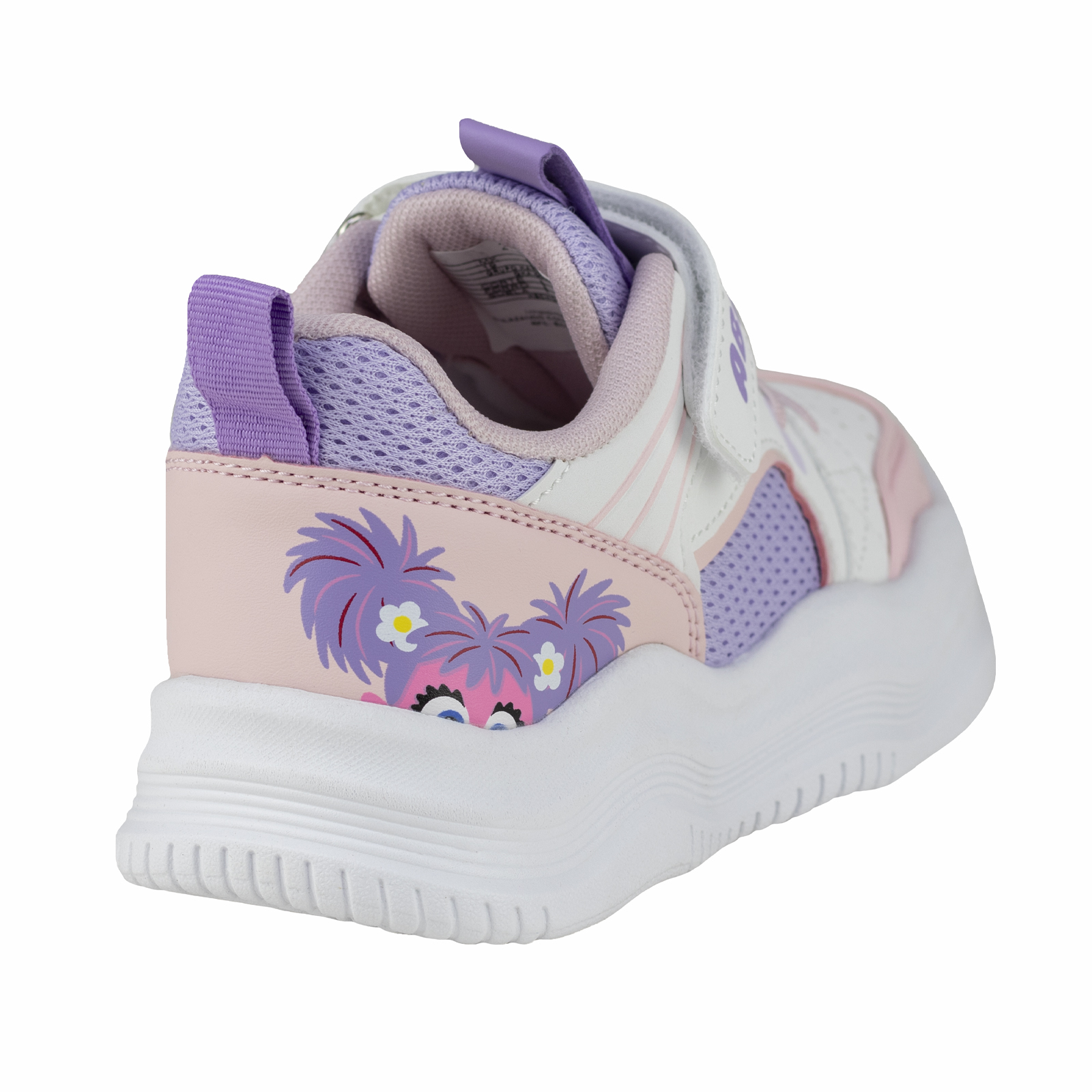 Tenis Blanco Casual Para Niña Plaza Sesamo Abby 27807-1-a Choclo Sport