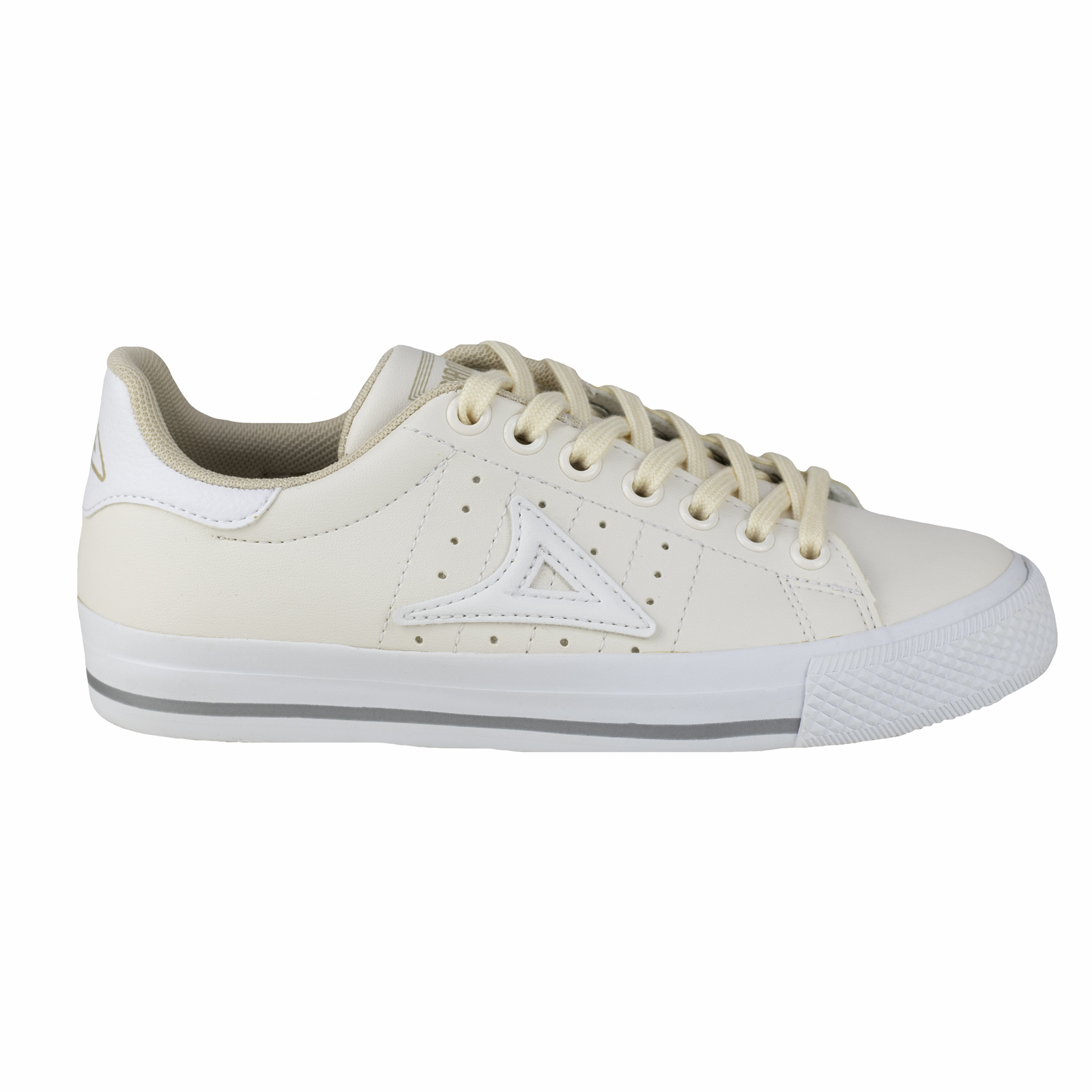 Tenis Básico Sneaker Para Hombre Mujer Cómodo Pirma 6035 Beige Sintético