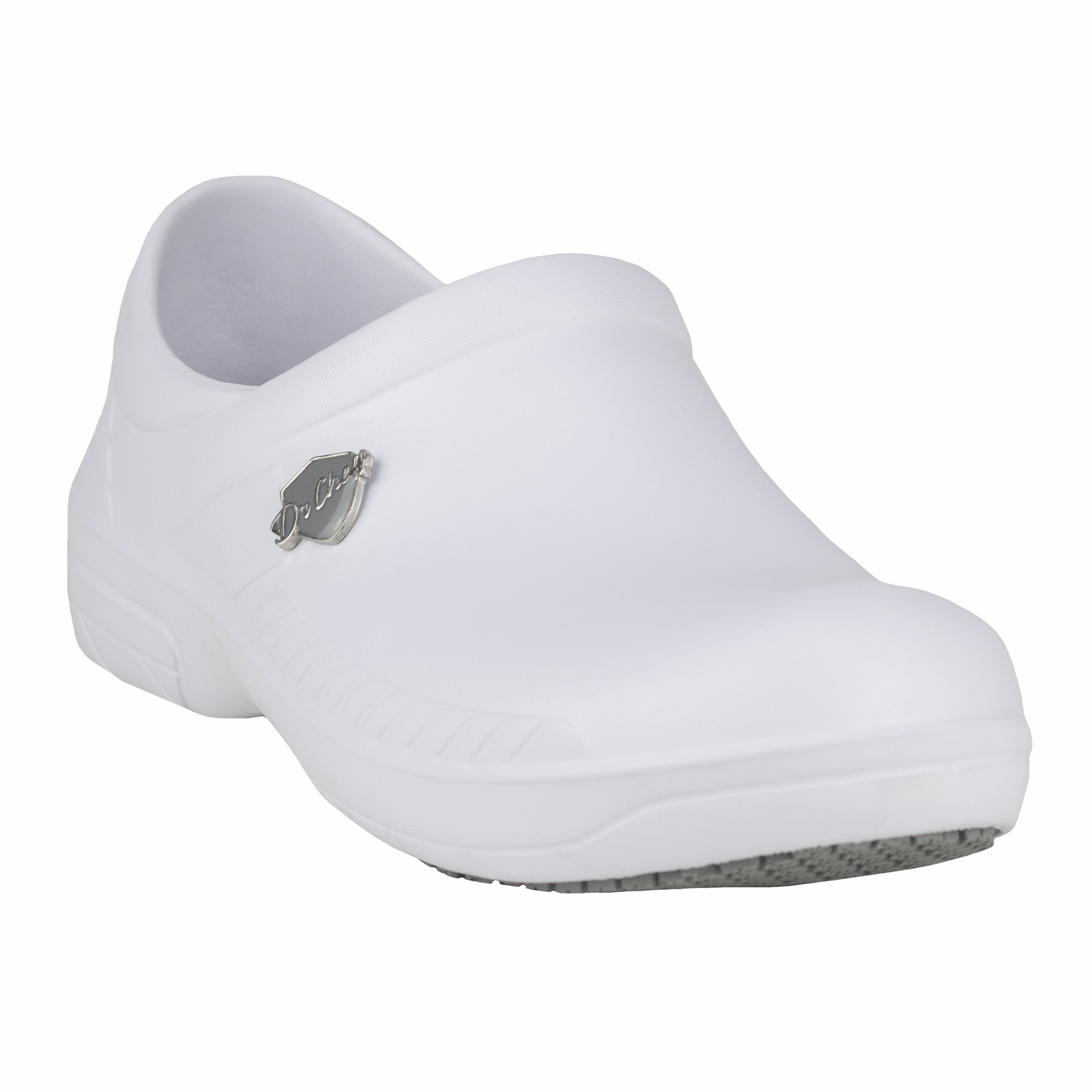Zapato Clínico De Servicio Antimicrobiano Dr. Cheff 1106 Blanco Antiderrapante Hombre Mujer