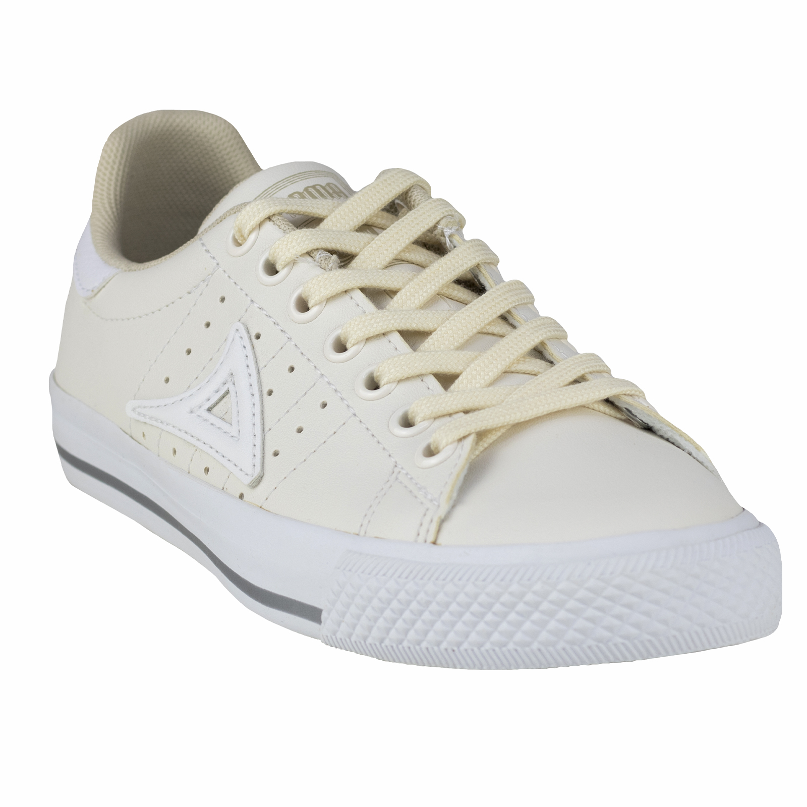Tenis Básico Sneaker Para Hombre Mujer Cómodo Pirma 6035 Beige Sintético