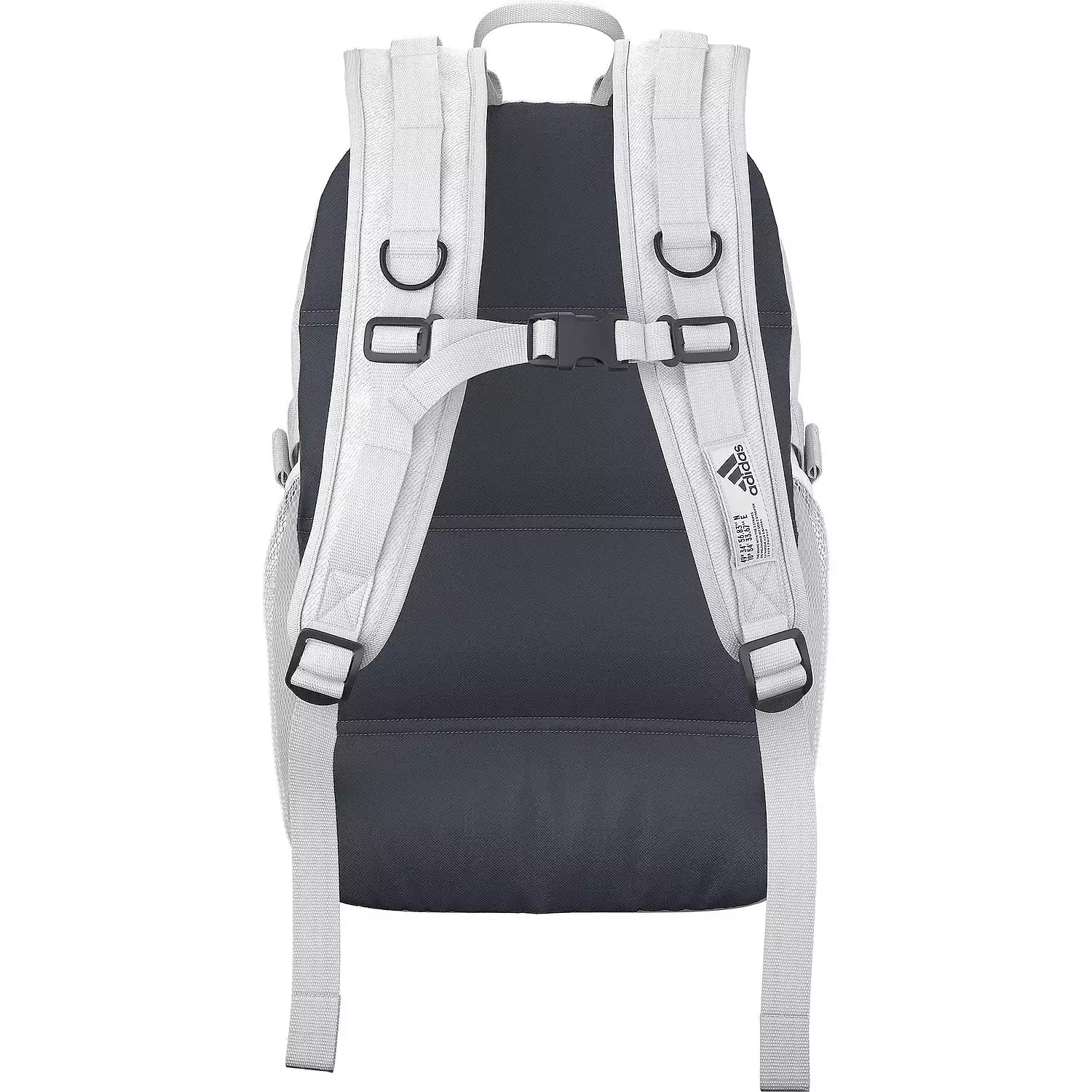 Mochila Unisex adidas Energy Backpack Blanca Compartimentos