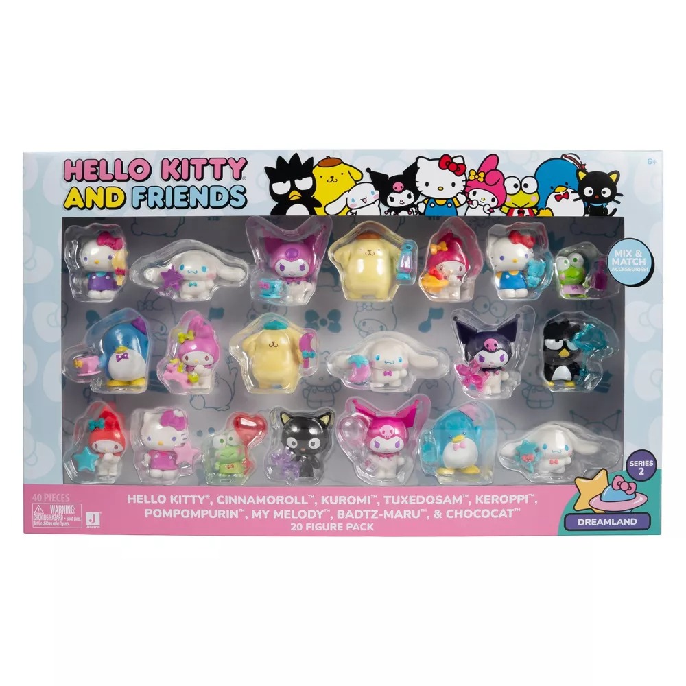 24 Figuras Colección Hello Kitty Original Series 2 Regalo