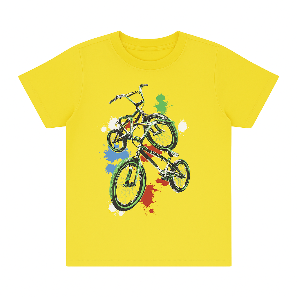 Playera para Niño Chicos Olé 3891 Amarilla Manga Larga 3 a 19 Años