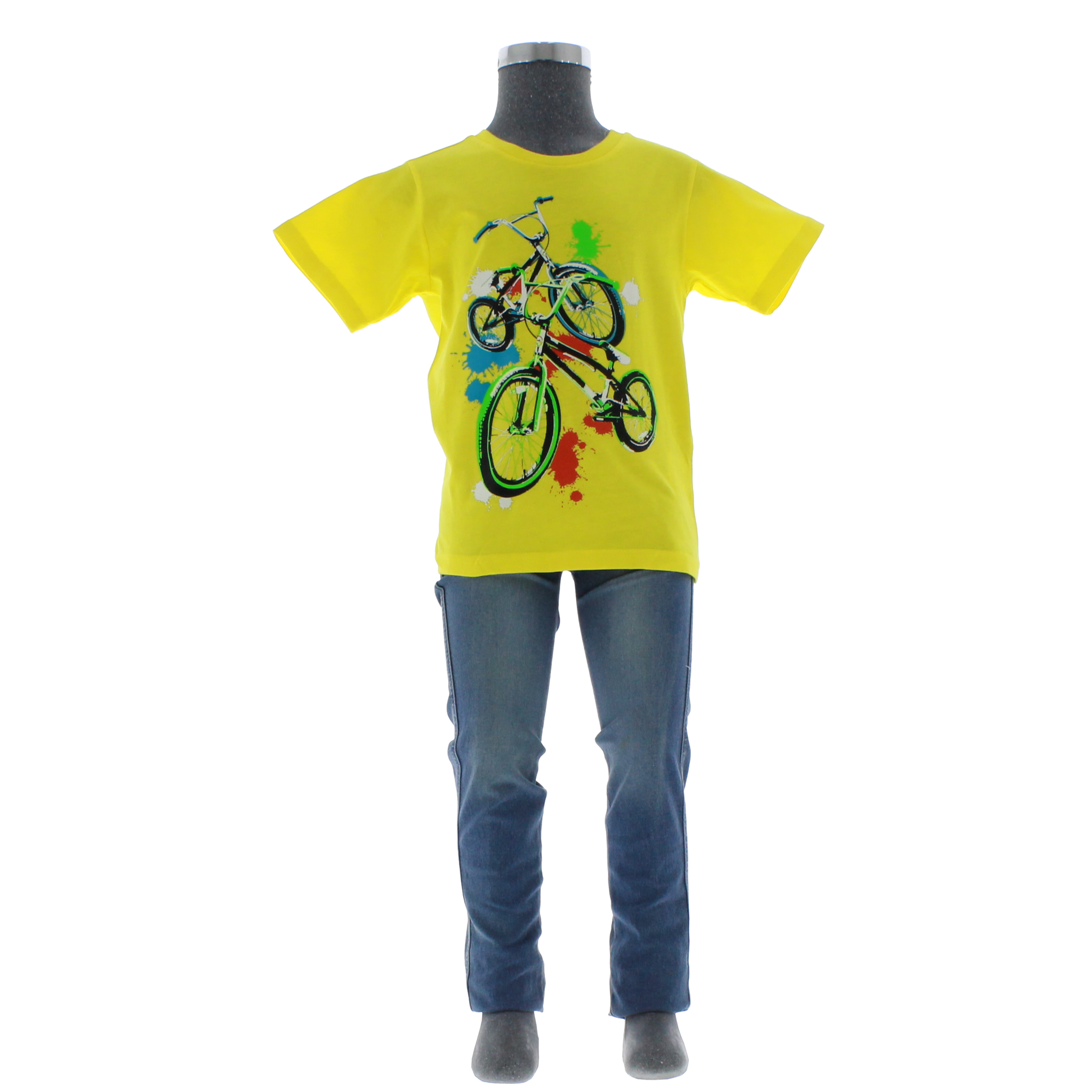 Playera para Niño Chicos Olé 3891 Amarilla Manga Larga 3 a 19 Años