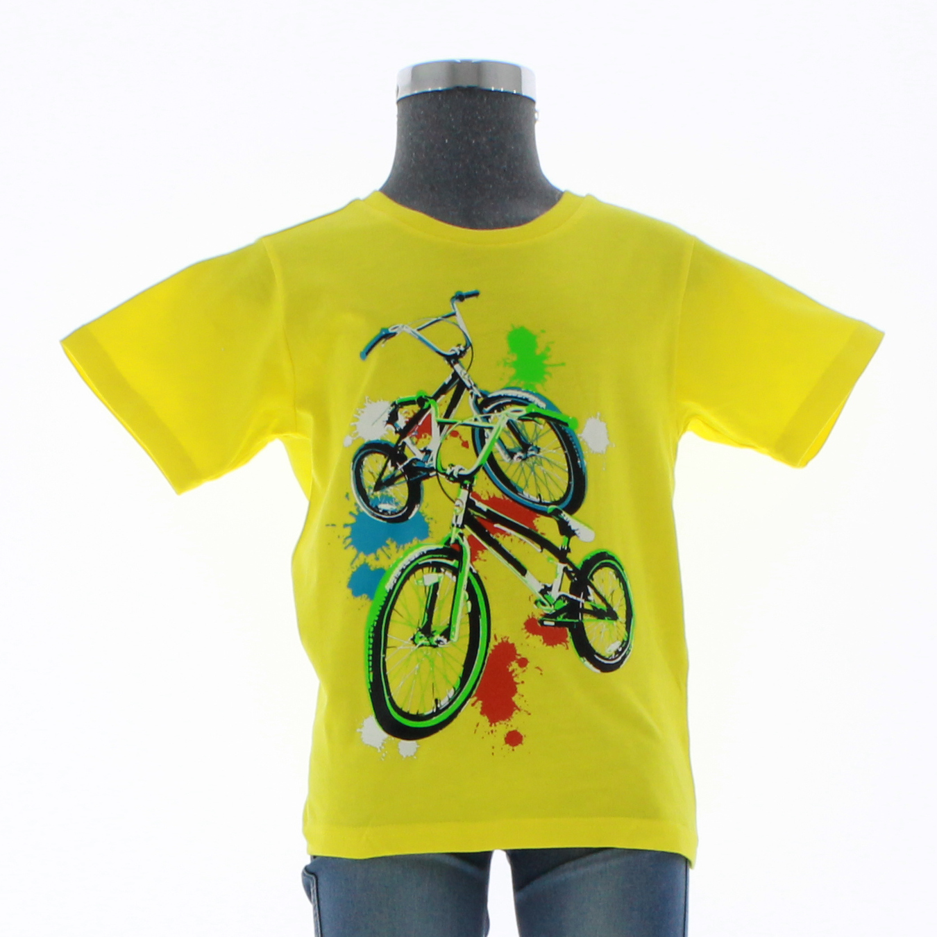 Playera para Niño Chicos Olé 3891 Amarilla Manga Larga 3 a 19 Años