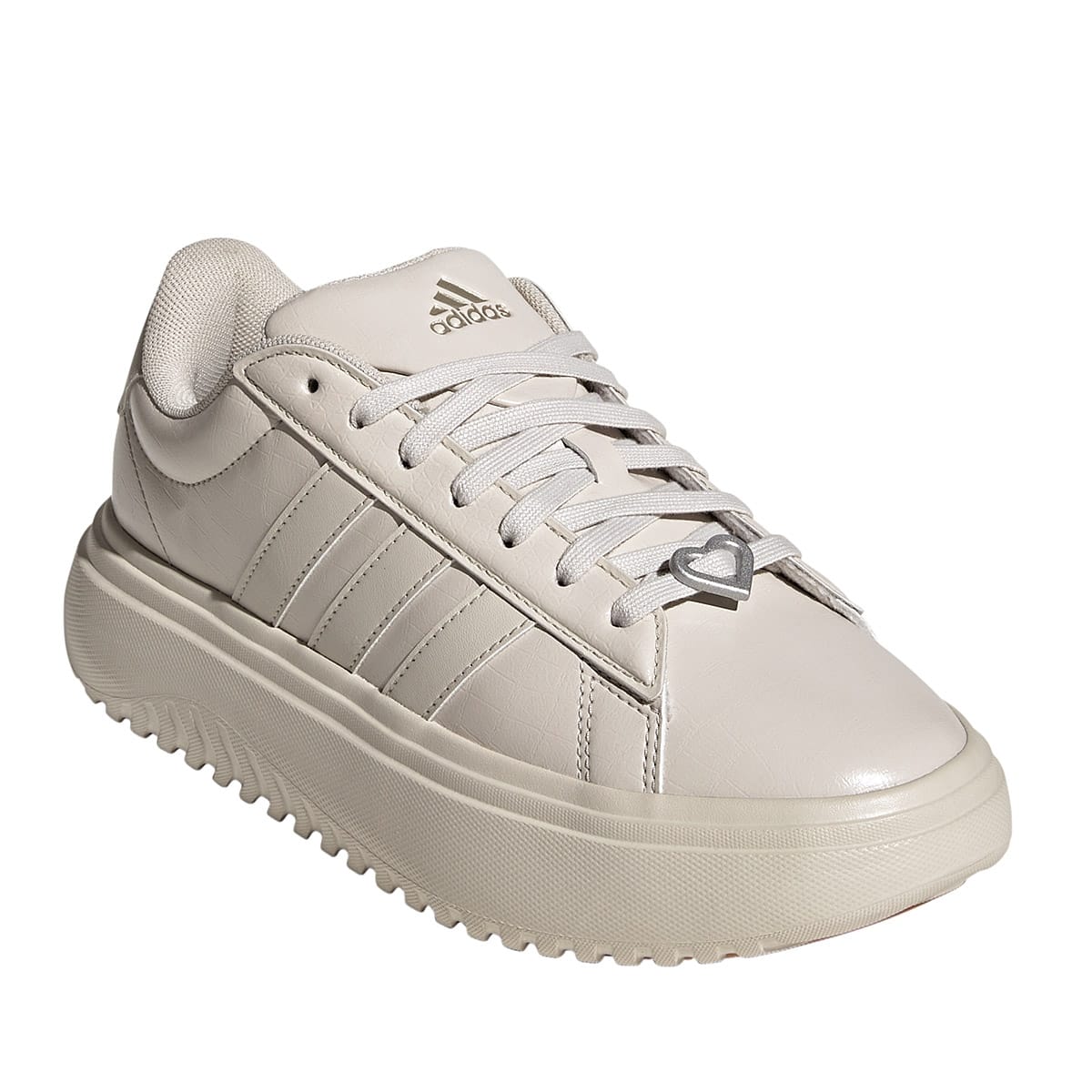 TENIS CASUAL ADIDAS Grand Court Platform COLOR BEIGE PARA MUJER