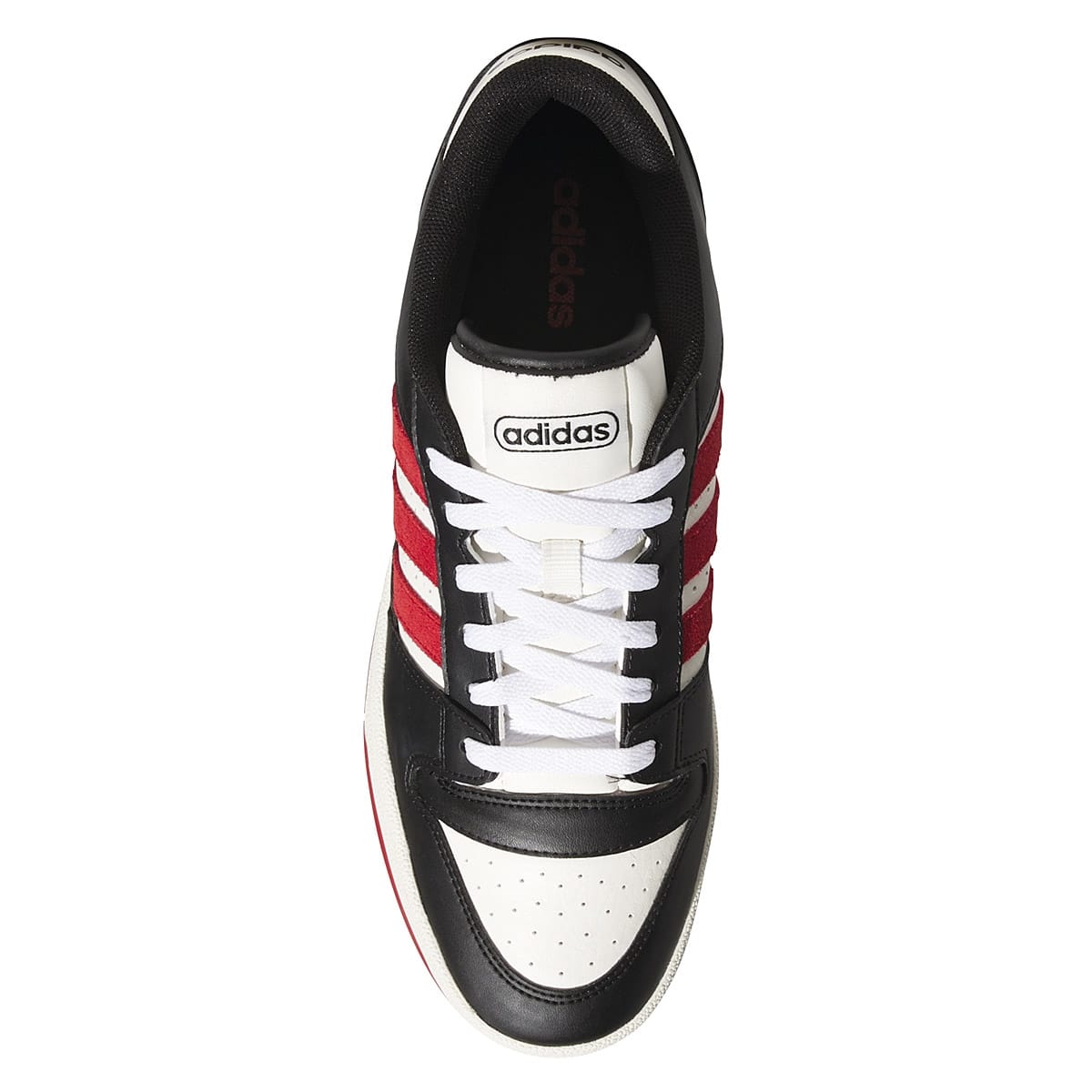 TENIS CASUAL ADIDAS Break Start COLOR NEGRO BLANCO ROJO PARA HOMBRE