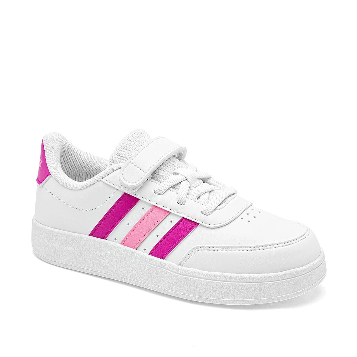 TENIS CASUAL ADIDAS IE3791 COLOR BLANCO FIUSHA ROSA PARA NIÑA