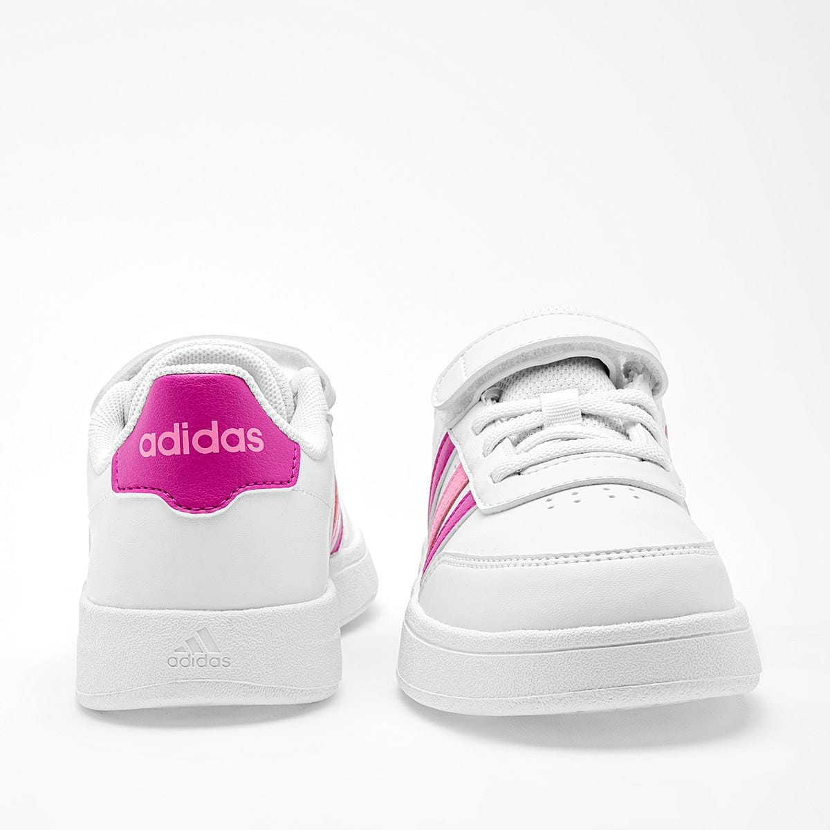 TENIS CASUAL ADIDAS IE3791 COLOR BLANCO FIUSHA ROSA PARA NIÑA