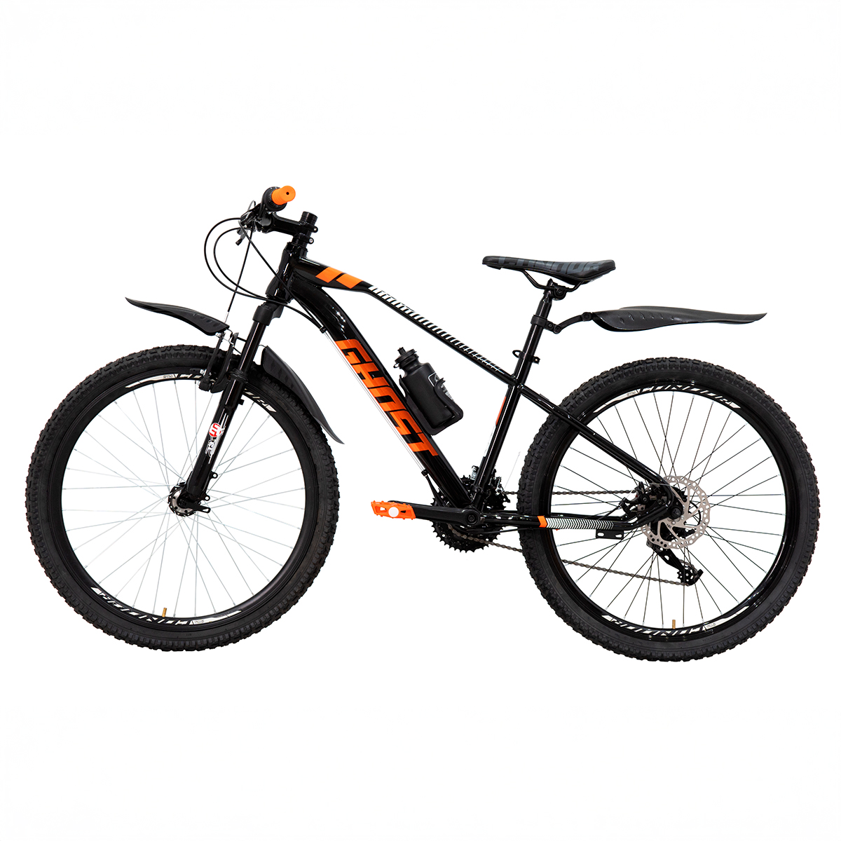 Bicicleta Ghost Hawk Rodada 26 Negro Naranja