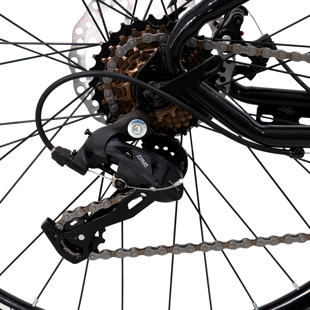 Bicicleta Ghost Hawk Rodada 26 Negro Naranja