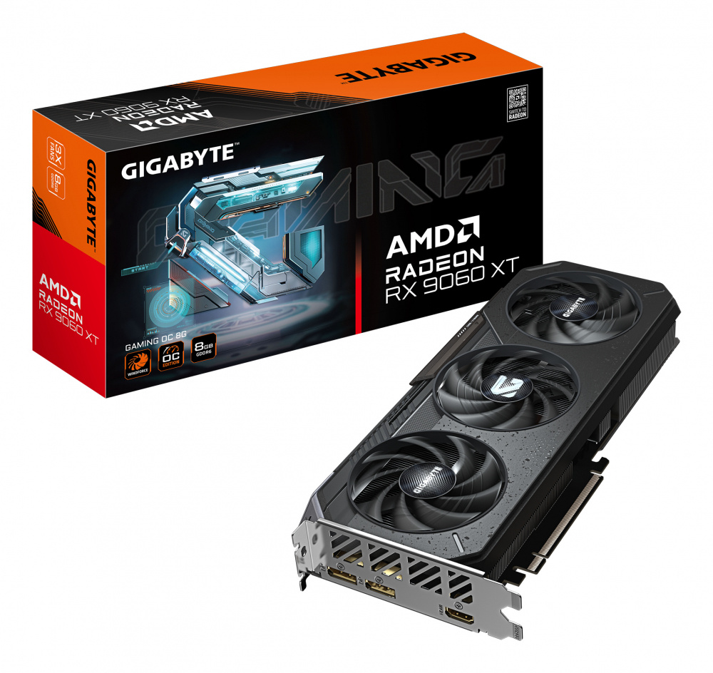 Tarjeta de Video Gigabyte AMD Radeon RX 9060 XT GAMING OC, 8GB 128-bit GDDR6, PCI Express x16 5.0
