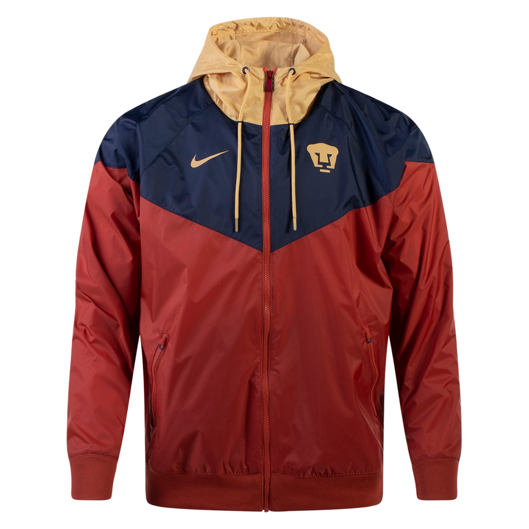 Chamarra Nike Pumas Unam Terracota Rompevientos (Oversized) Temporada 21/22