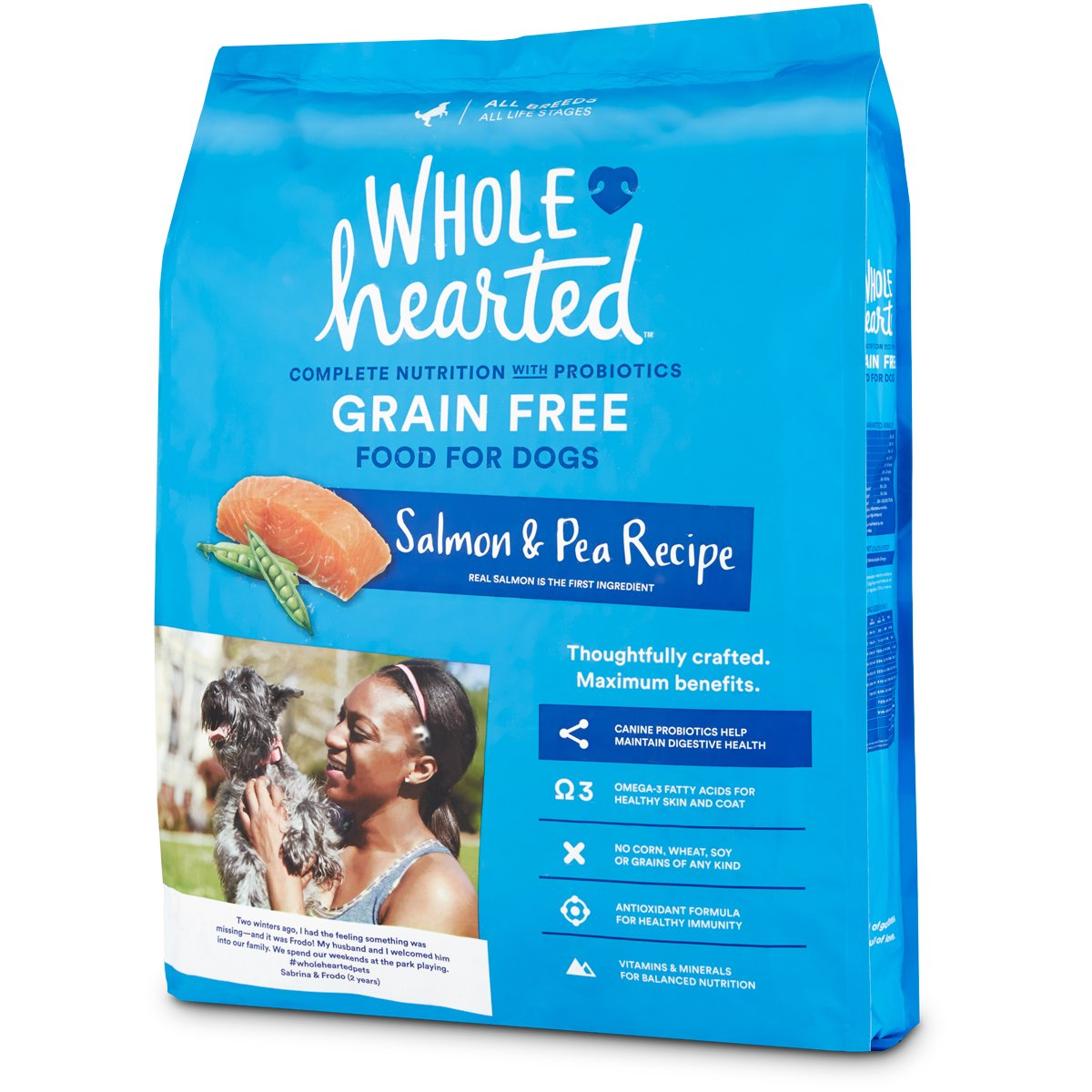 Alimento Natural para Perro Todas las Edades Receta Salmon y Chícharo 18.1 kg - PC-WH-131617