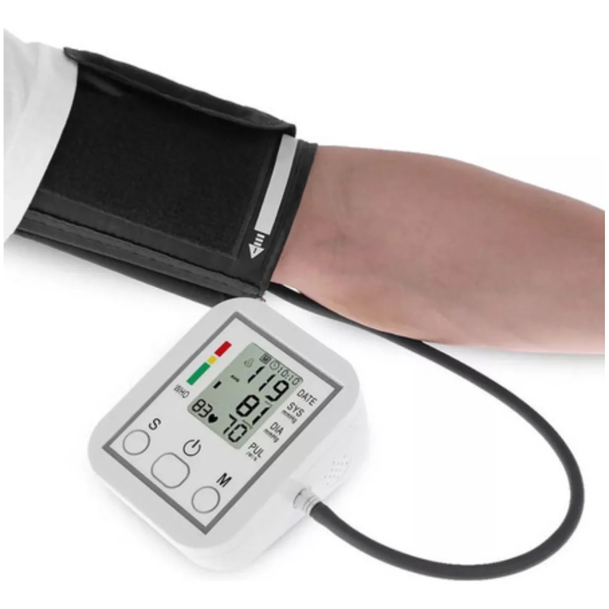 Baumanómetro Digital De Brazo Medidor Presión Arterial Pulso